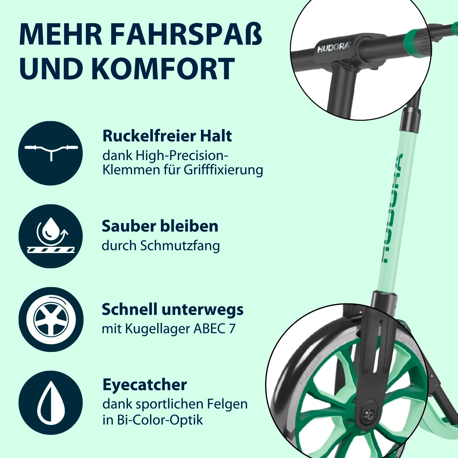 HUDORA BigWheel® 205 Advanced, pine, Bild 3 von 7