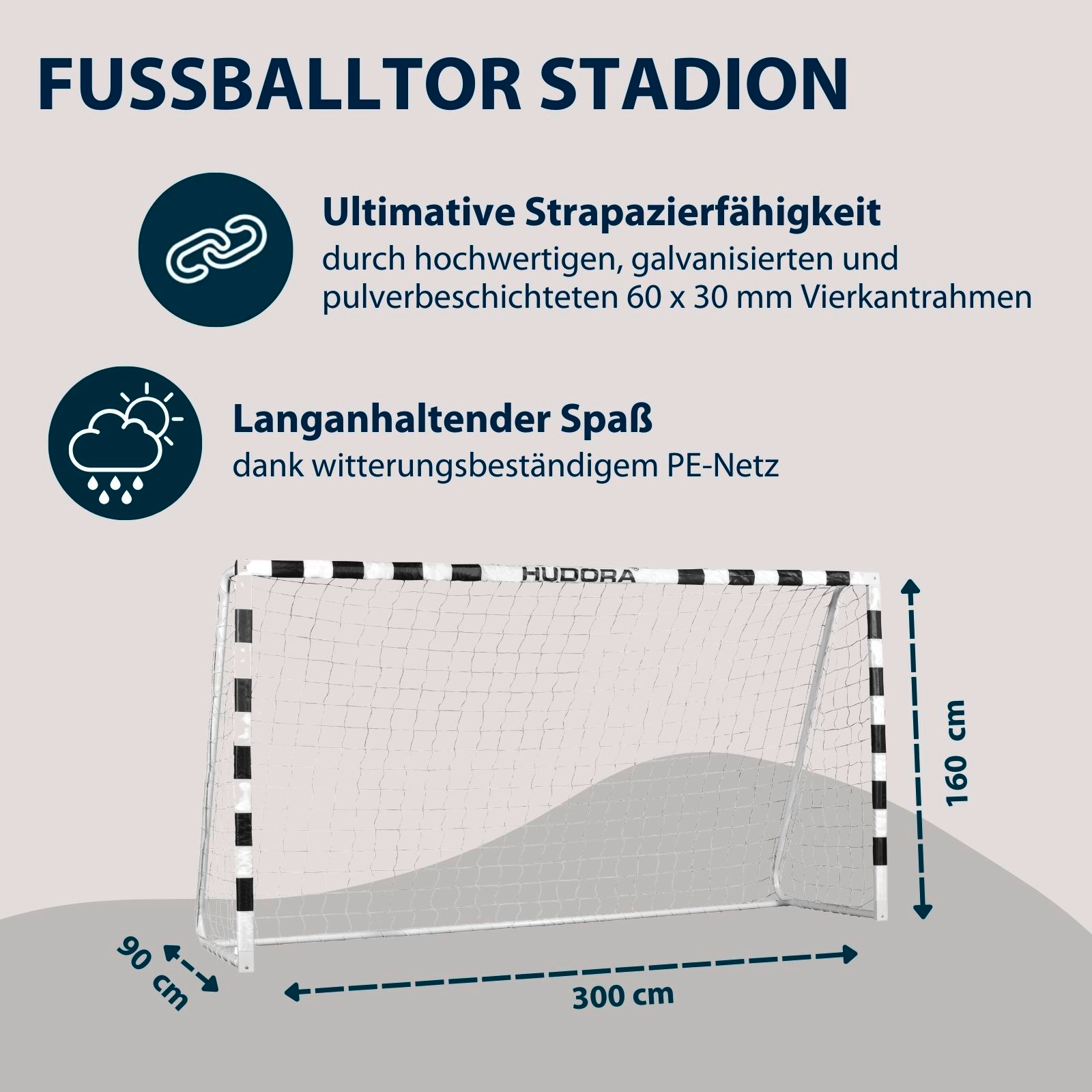 HUDORA Fußballtor Stadion, Bild 2 von 6