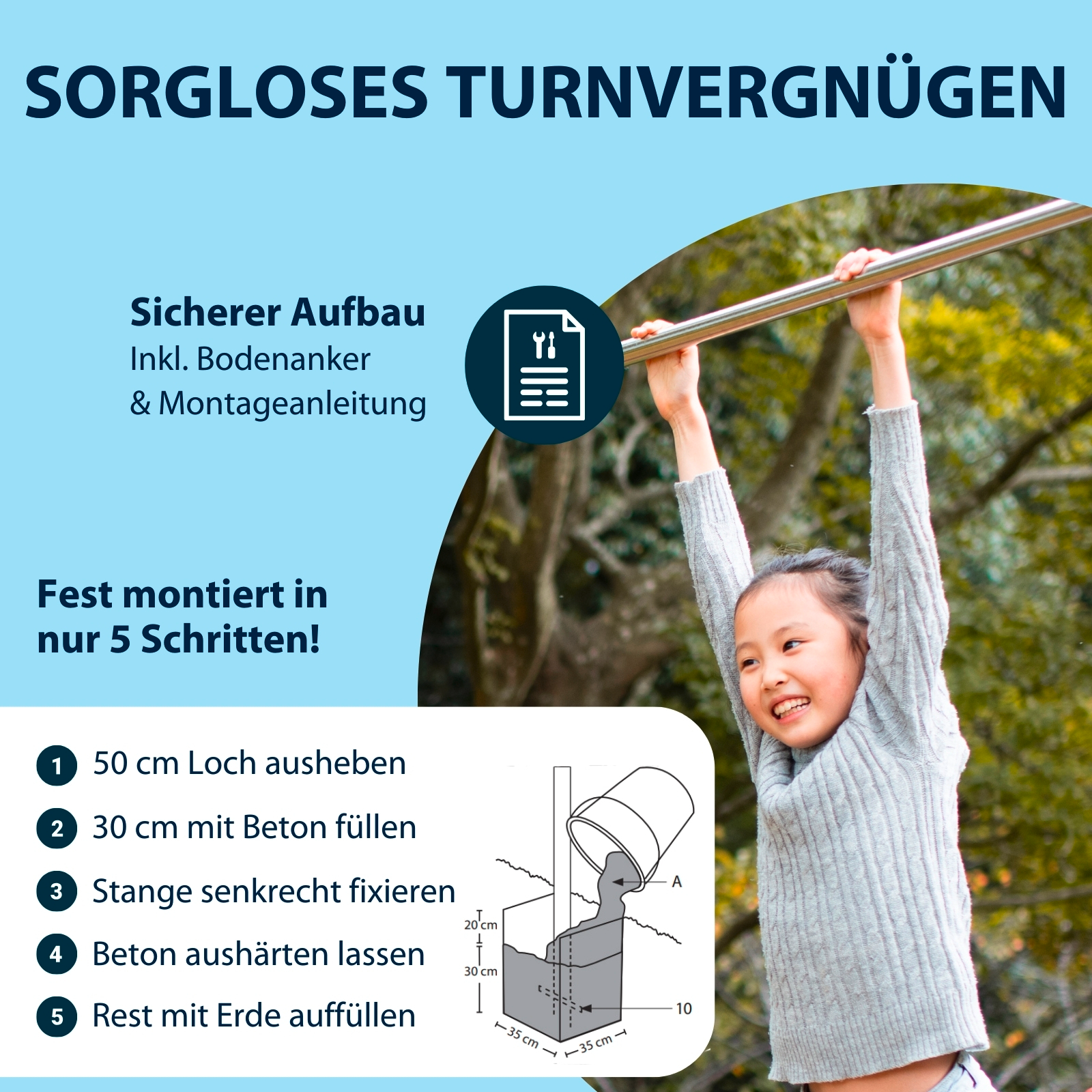 HUDORA Turnreck Vario Basismodul, Bild 4 von 6