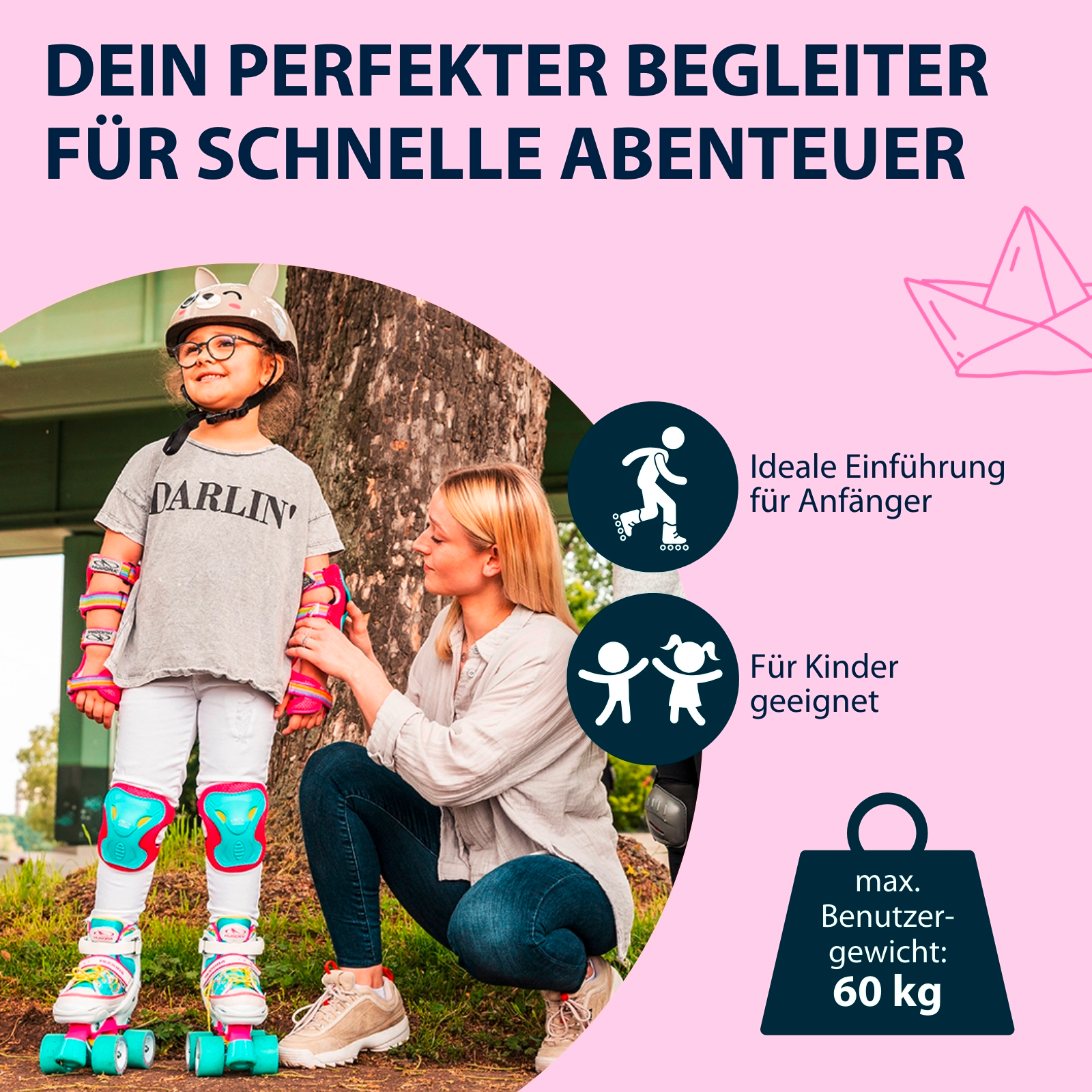 HUDORA Rollschuh Skate Wonders, verstellbar, Gr. 28-35, Bild 6 von 7