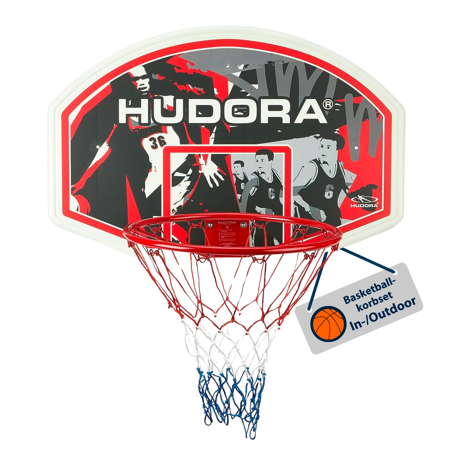 HUDORA Basketballkorbset In-/Outdoor, Bild 1 von 6