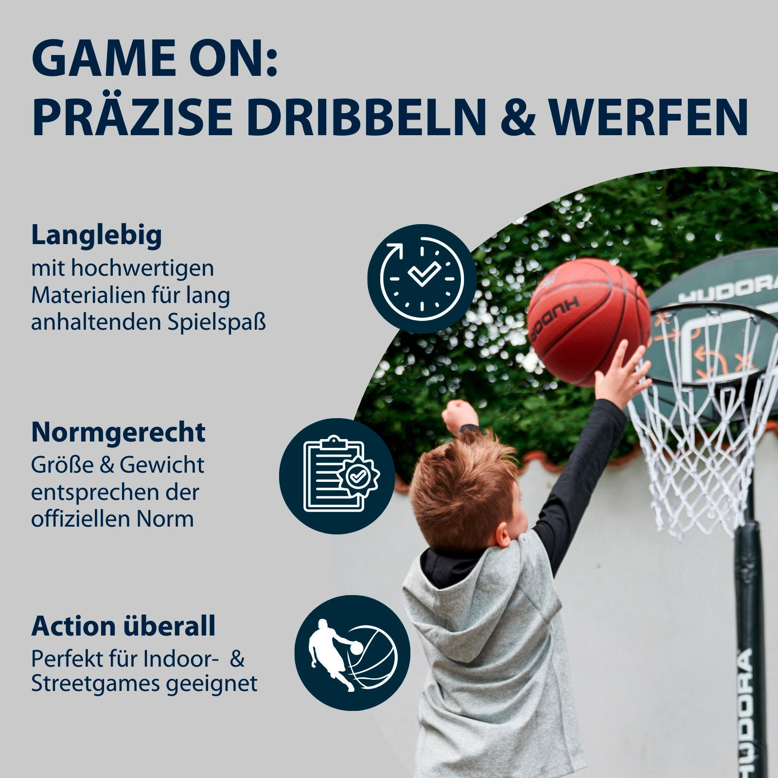 HUDORA Basketball Competition Pro Hop, Gr. 7, Bild 3 von 5