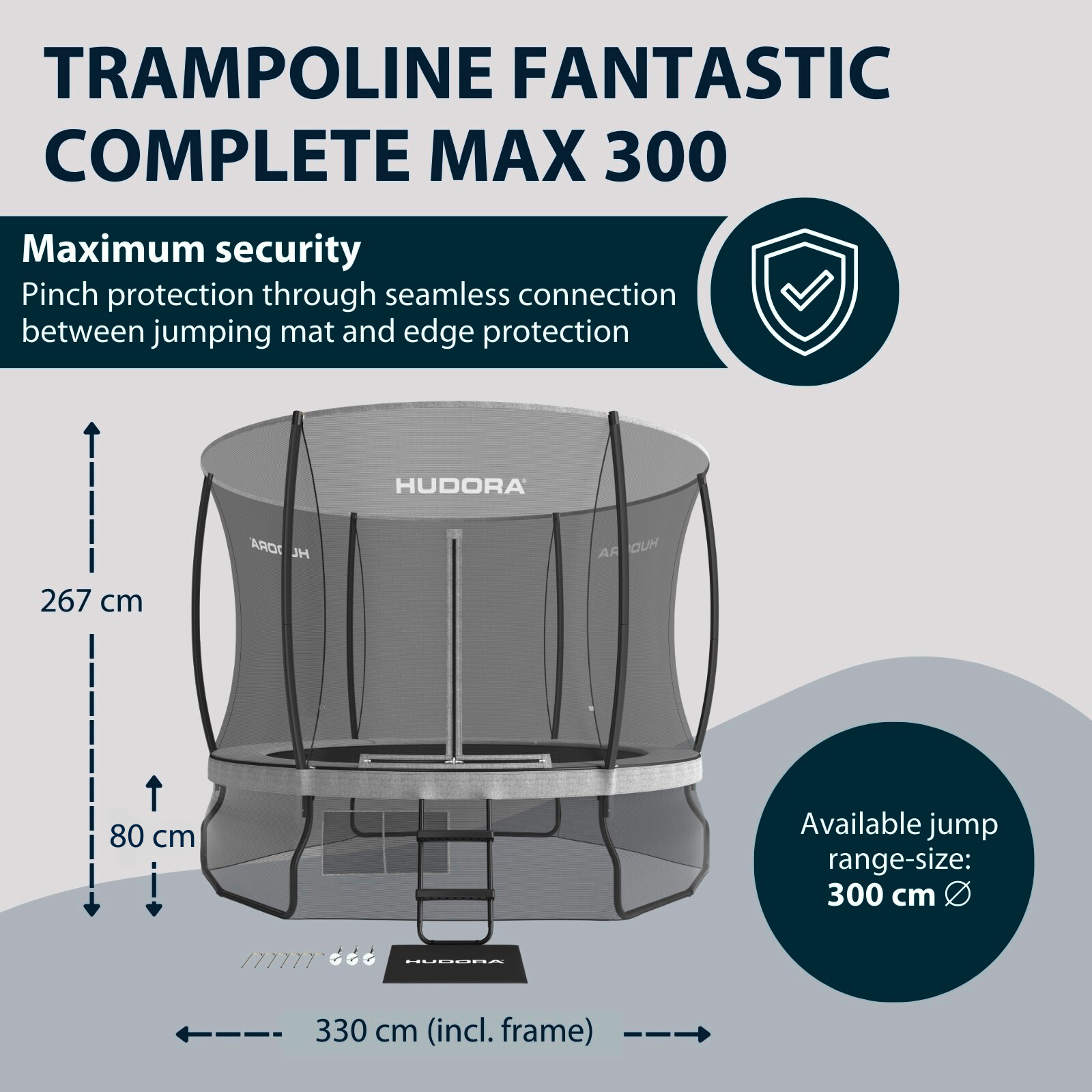 HUDORA Fantastic Complete Max 300, image 2 from 8