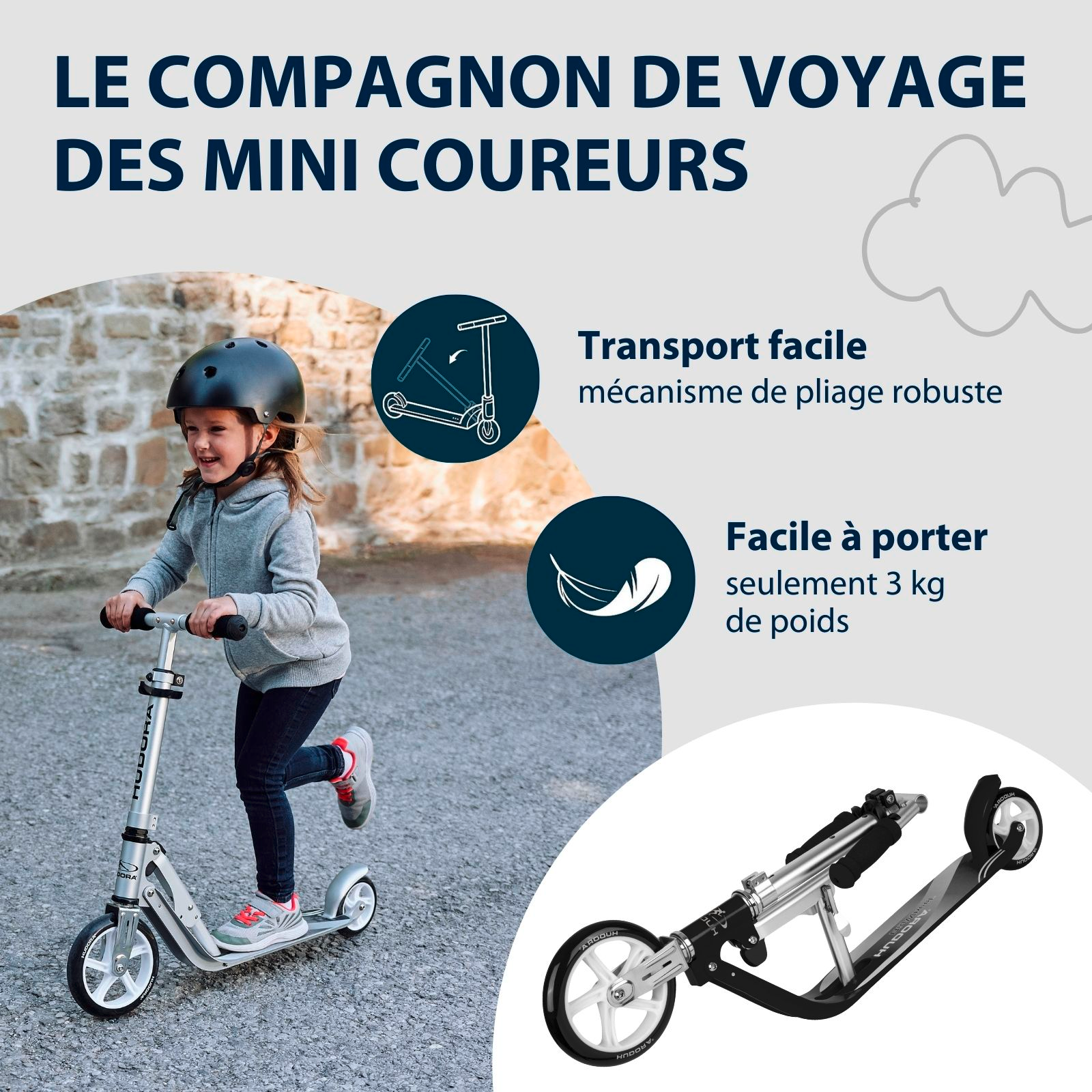 HUDORA Little BigWheel® - Trottinette à roulettes, image 4 from 7