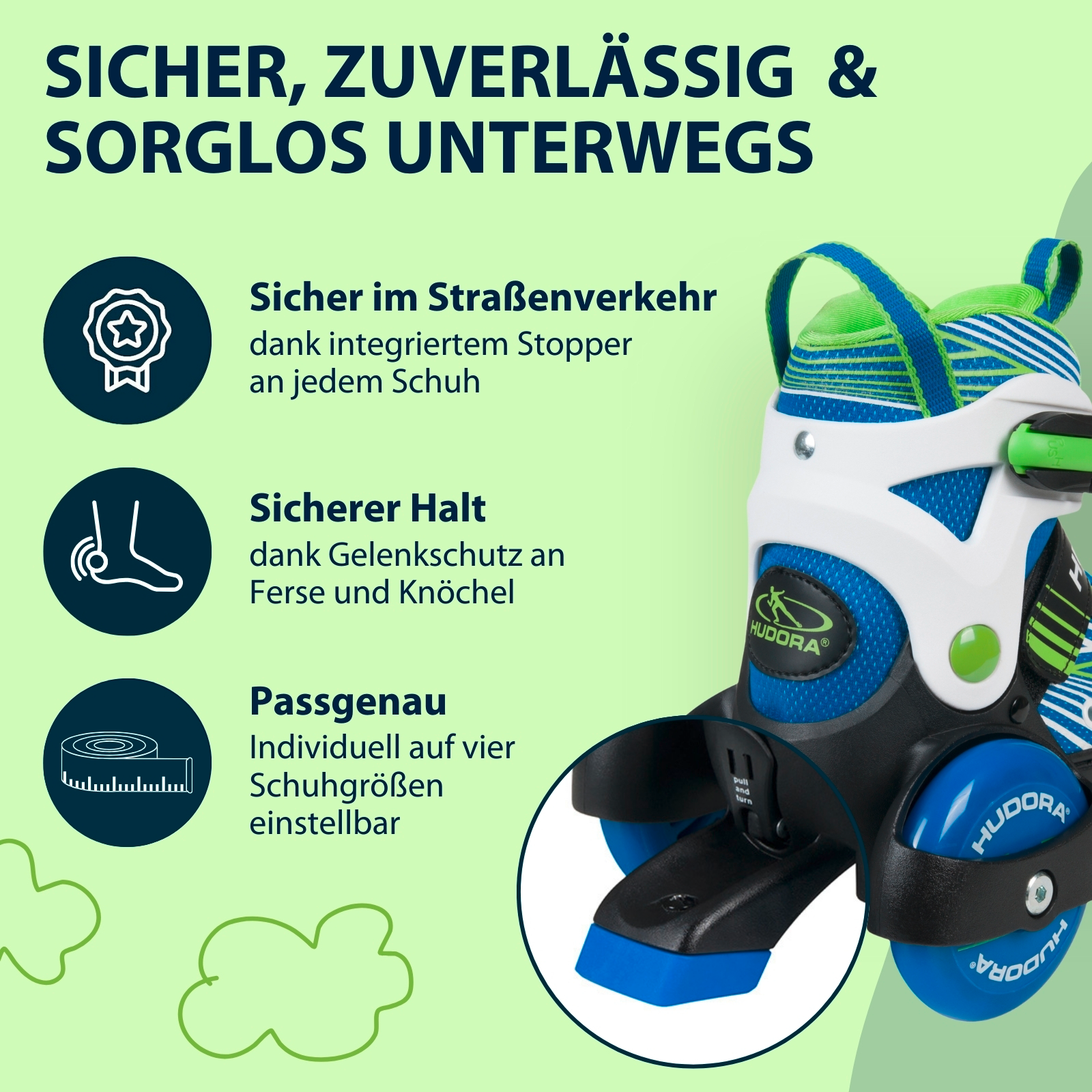 HUDORA Rollschuh My First Quad Boy, Gr. 26-33, Bild 5 von 7