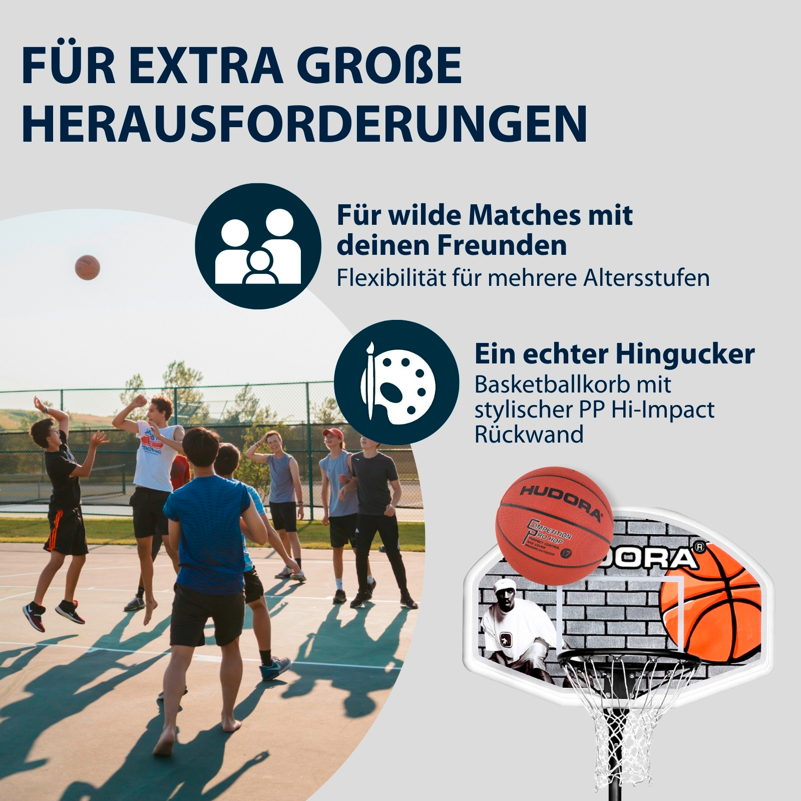 HUDORA Basketballständer XXL 305, Bild 5 von 6
