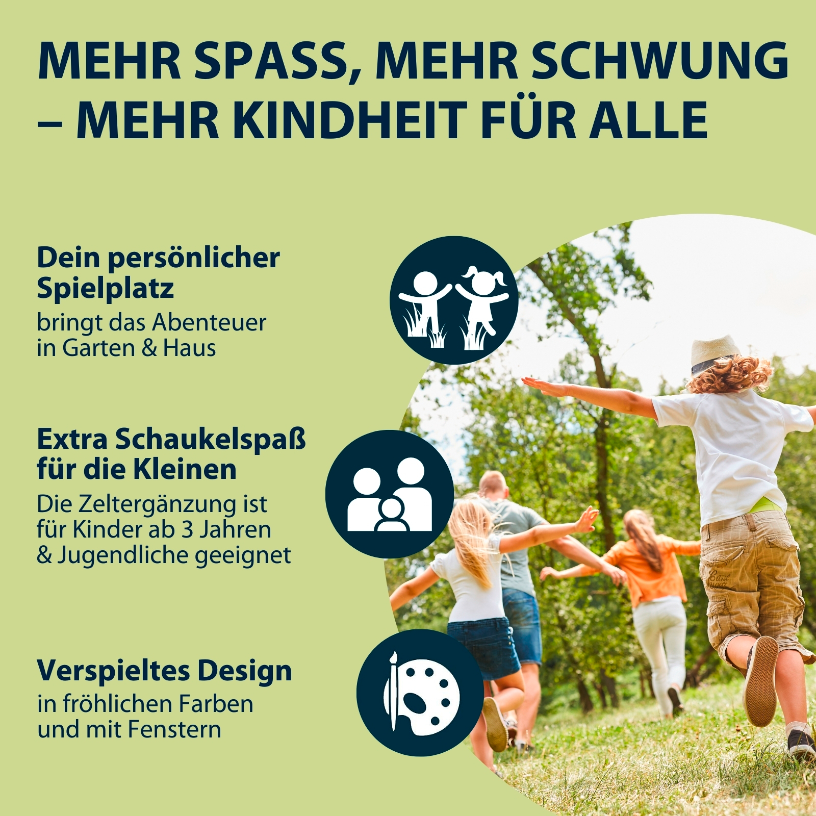 HUDORA Zelt Cosy Castle für Nestschaukel 110+, Bild 6 von 7