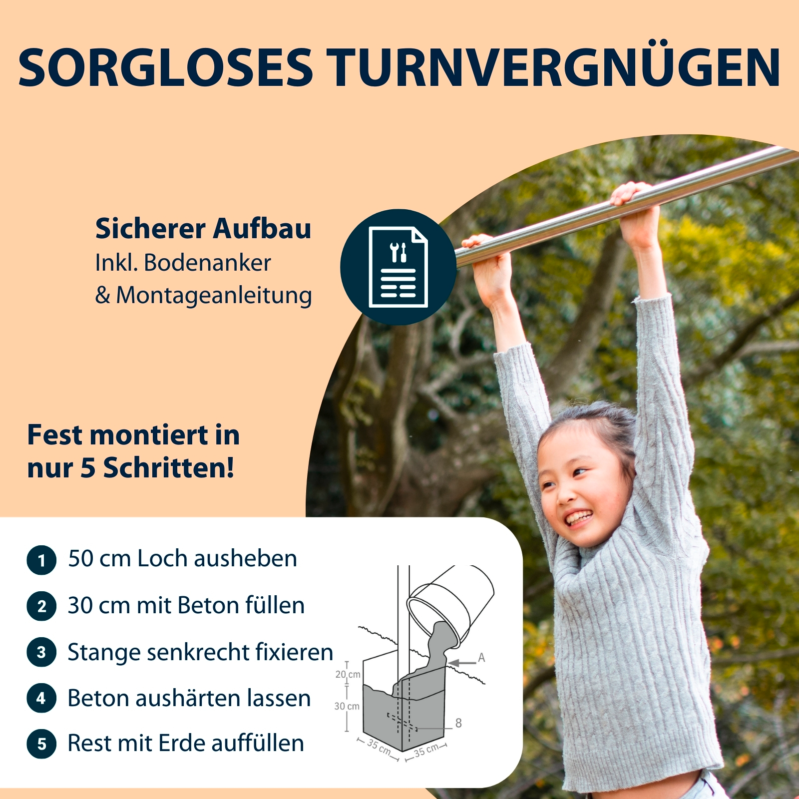 HUDORA Doppel-Turnreck Fabian Pro, Bild 4 von 6
