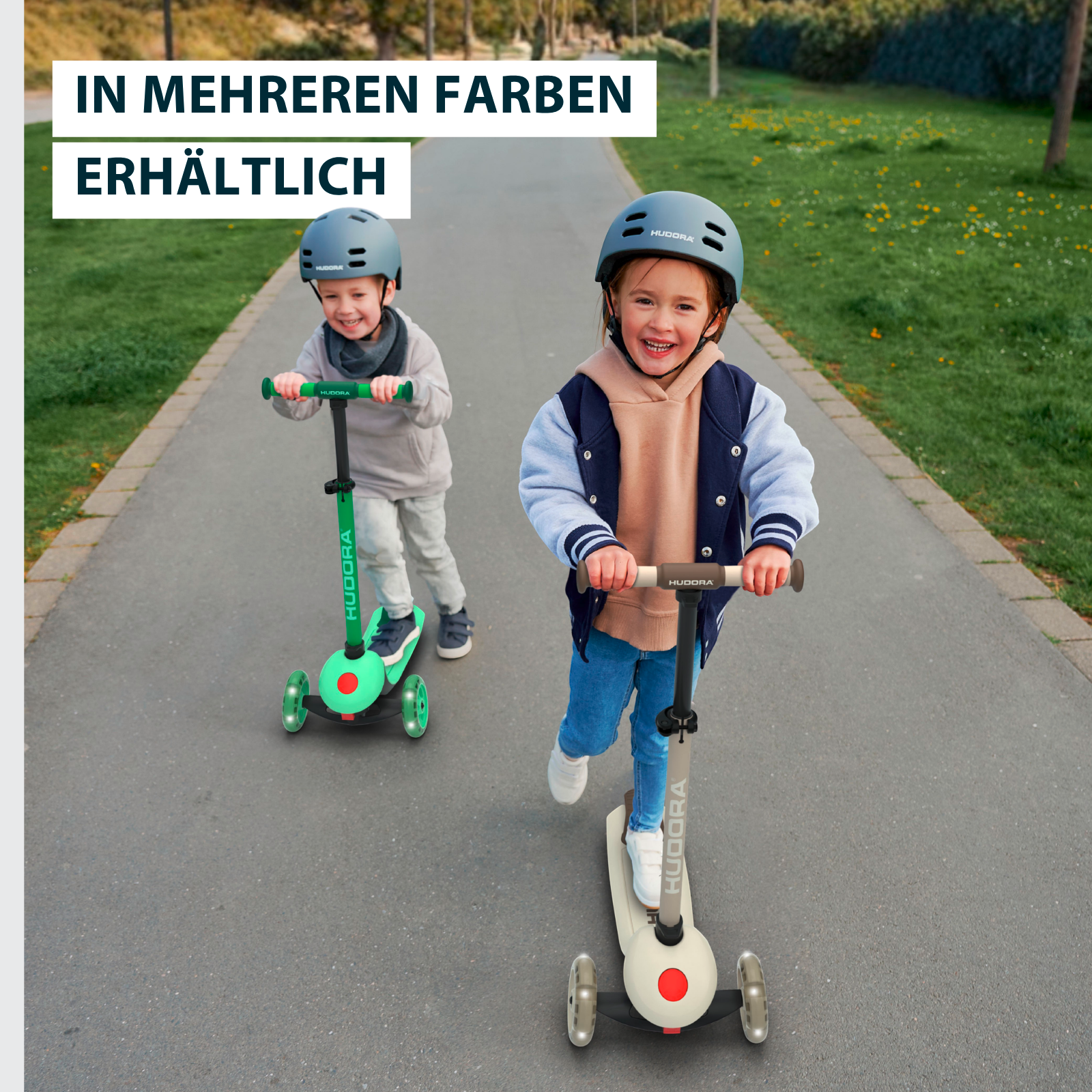 HUDORA Tri-Scooter, mint, Bild 6 von 7