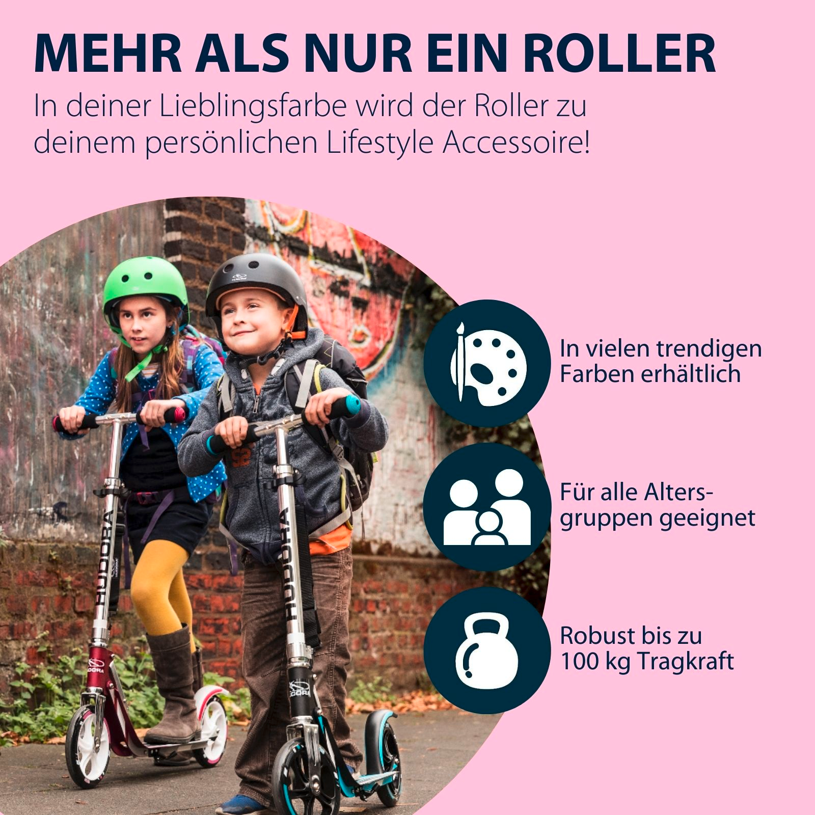 BigWheel® 205 weiß/pink, Bild 6 von 7