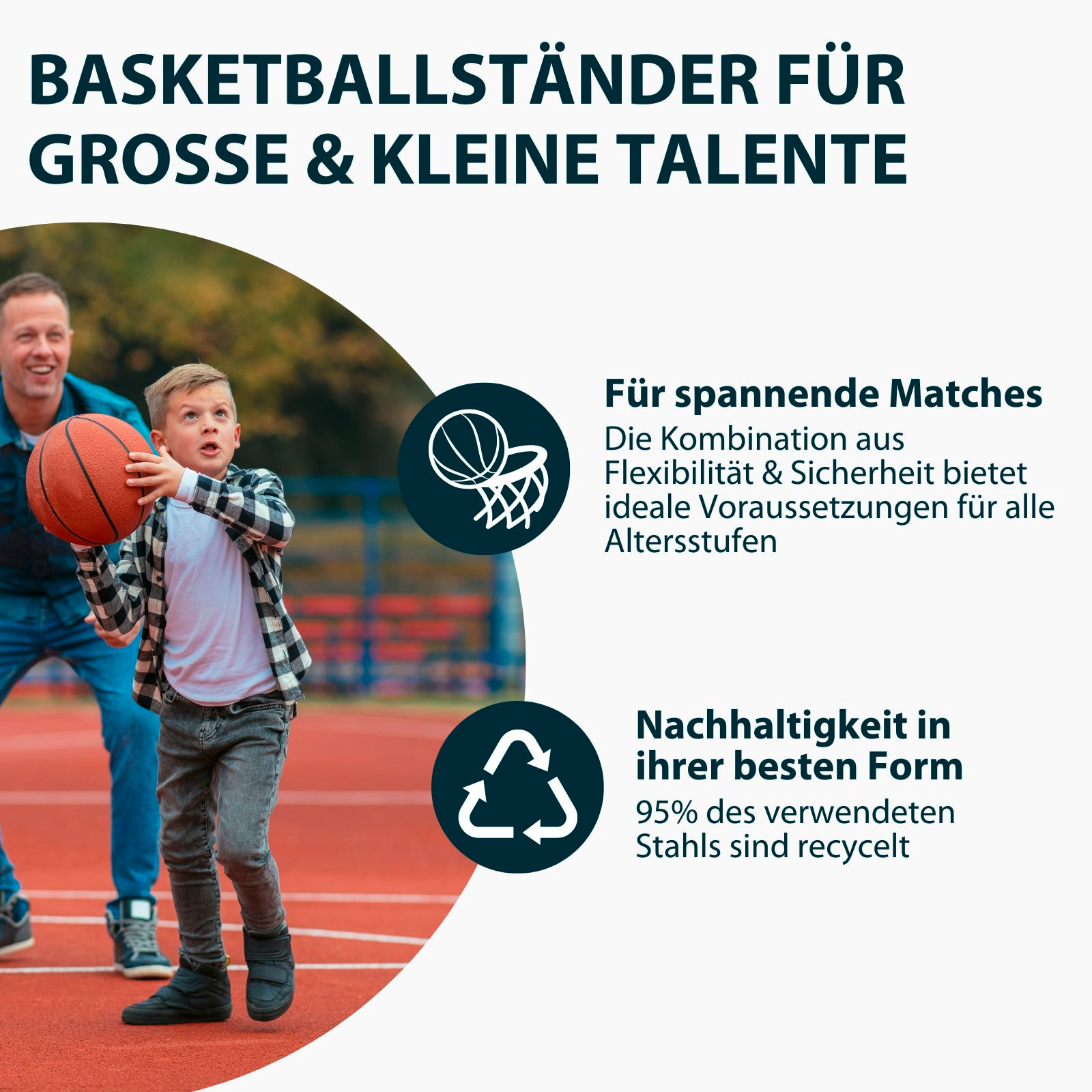 HUDORA RoCo 260 basketball stand, image 6 from 7