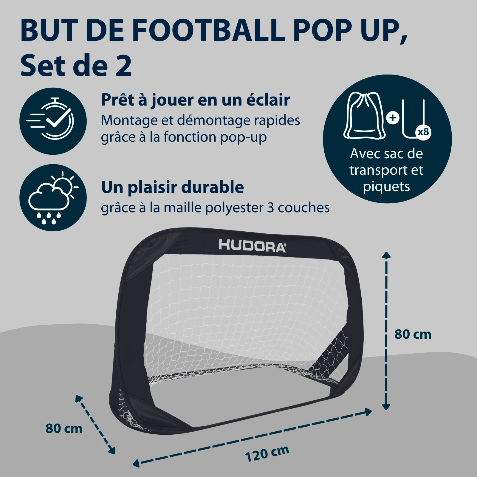 But de football Pop Up, set de 2, image 2 from 6