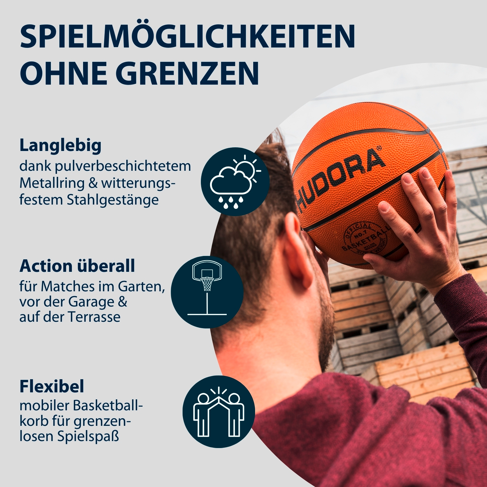 HUDORA Basketballständer XXL 305, Bild 4 von 6