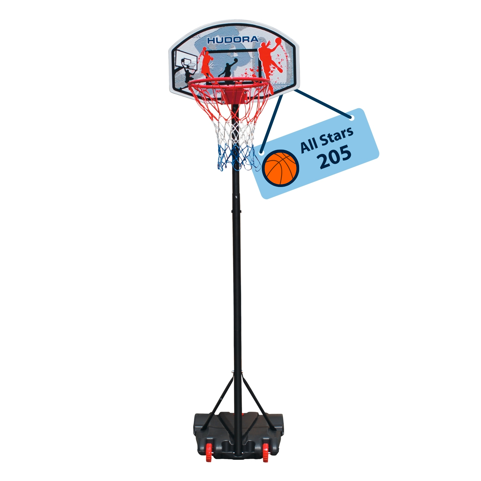 HUDORA Basketballständer All Stars 205