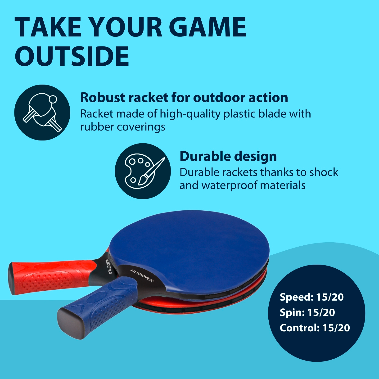 Tischtennisset Outdoor, image 3 from 6