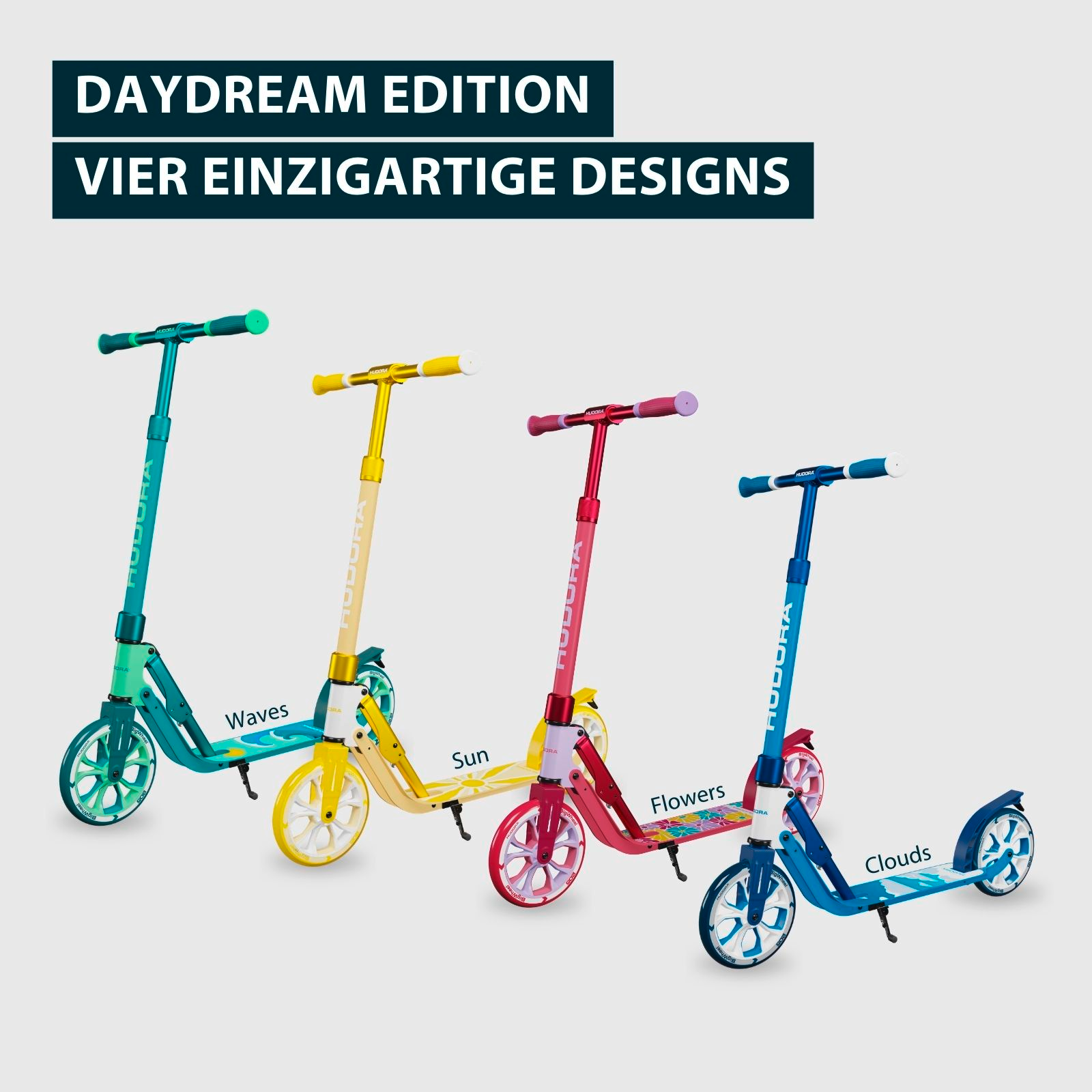 HUDORA BigWheel® 205 Advanced Daydream Edition, Flowers, Bild 8 von 8