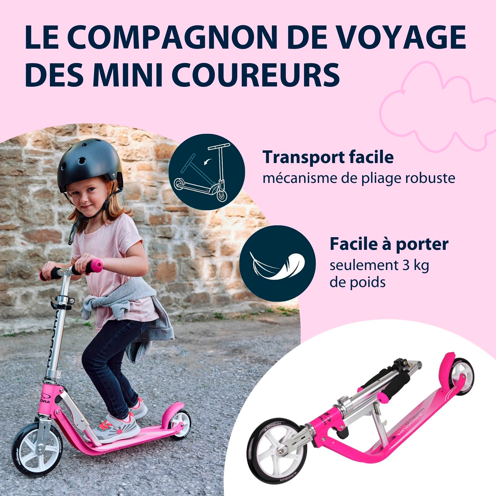 HUDORA Little BigWheel® - Trottinette à roulettes, image 6 from 13