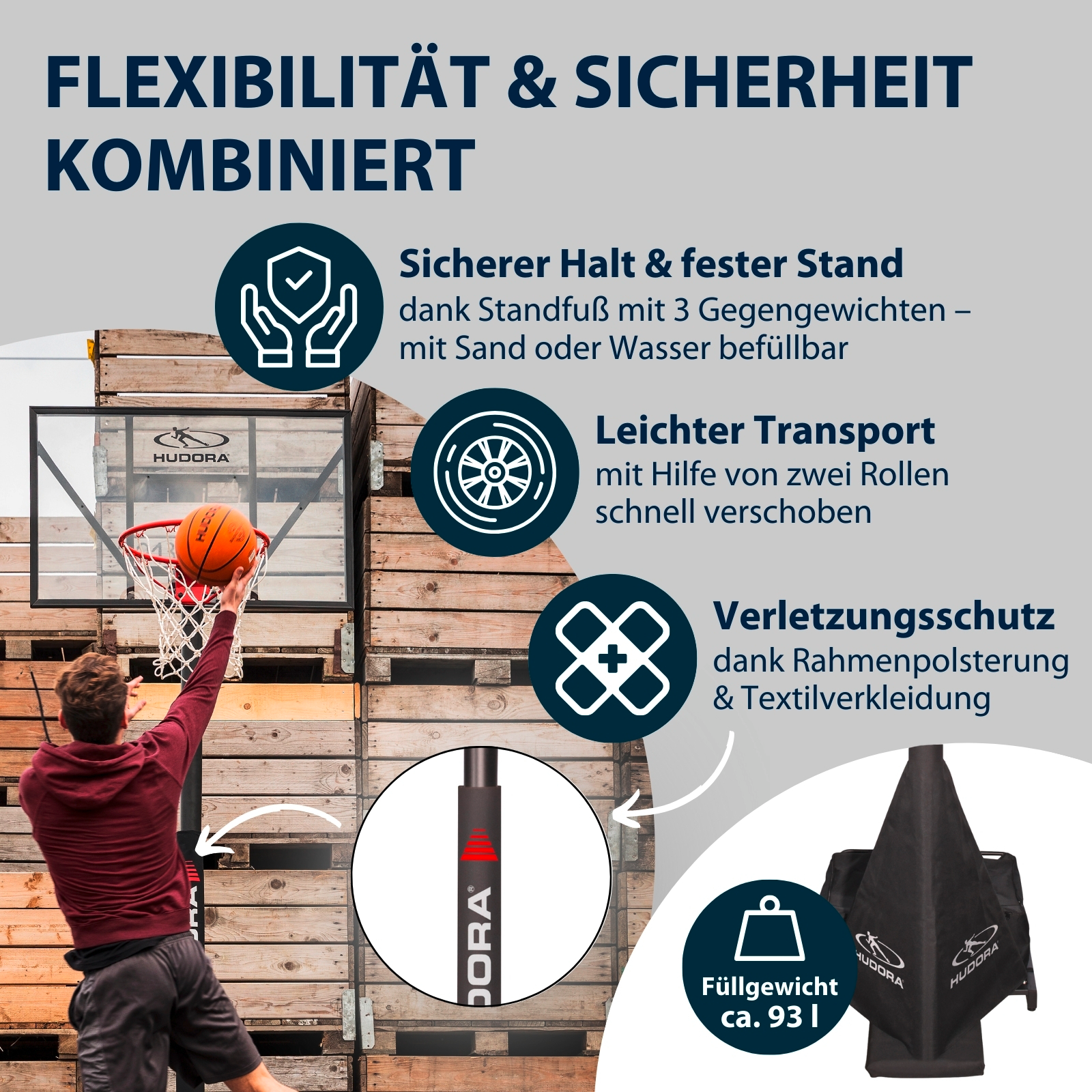 HUDORA Basketballständer Competition Pro, Bild 3 von 6
