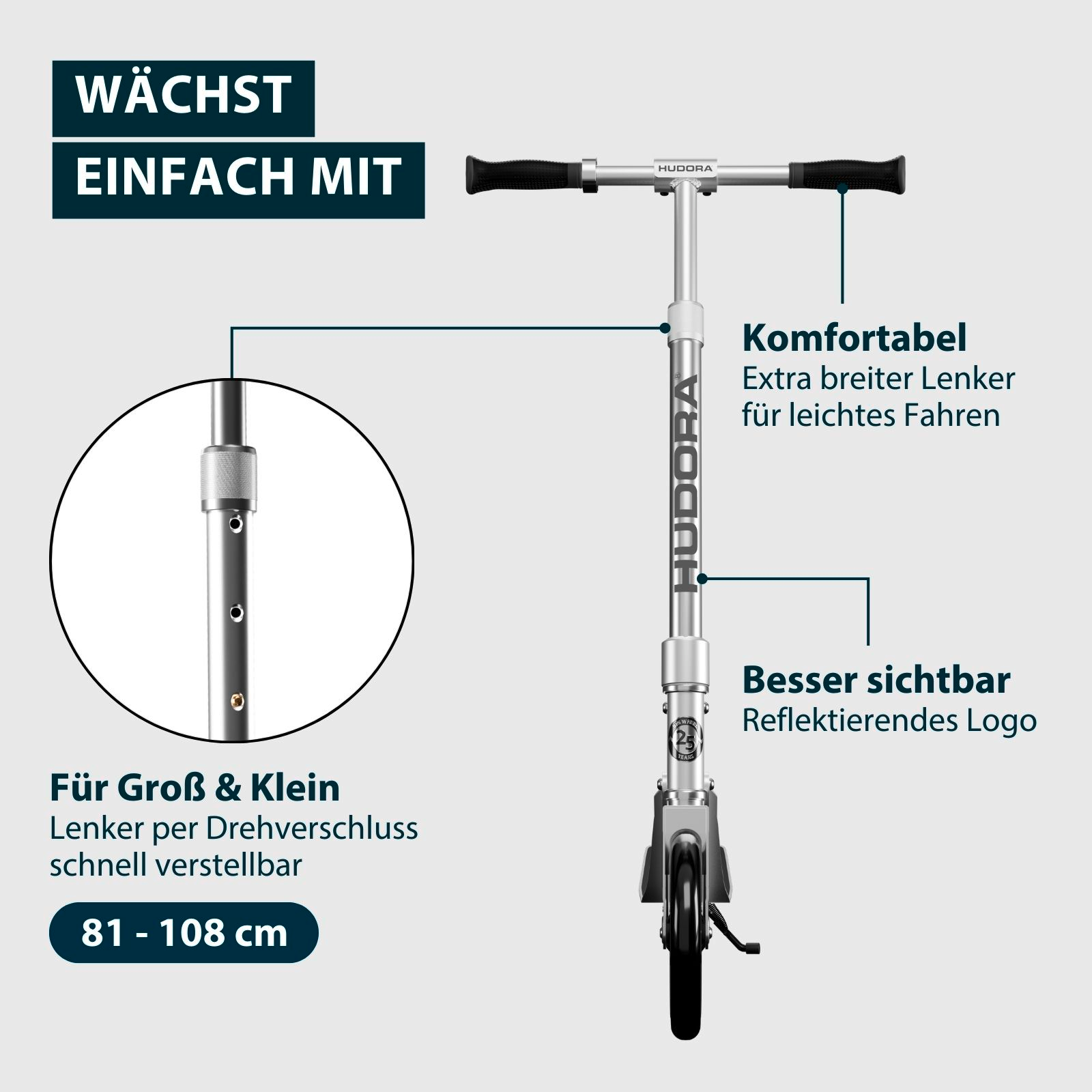 HUDORA BigWheel® 205 Advanced Limited 25th Anniversary Edition, Bild 5 von 8
