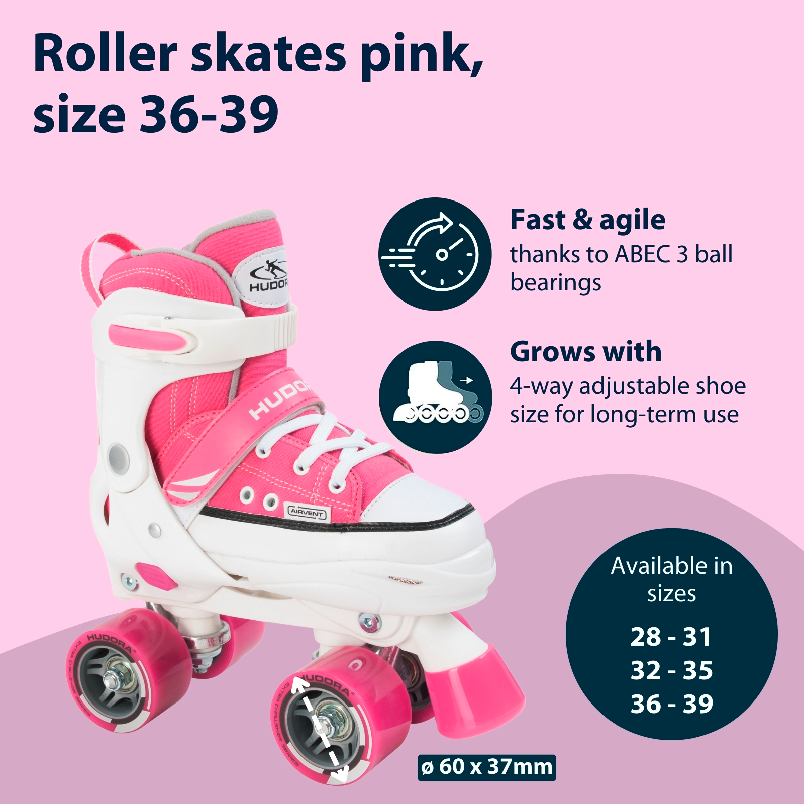 Roller Skate Sizes 36-39, image 2 from 7