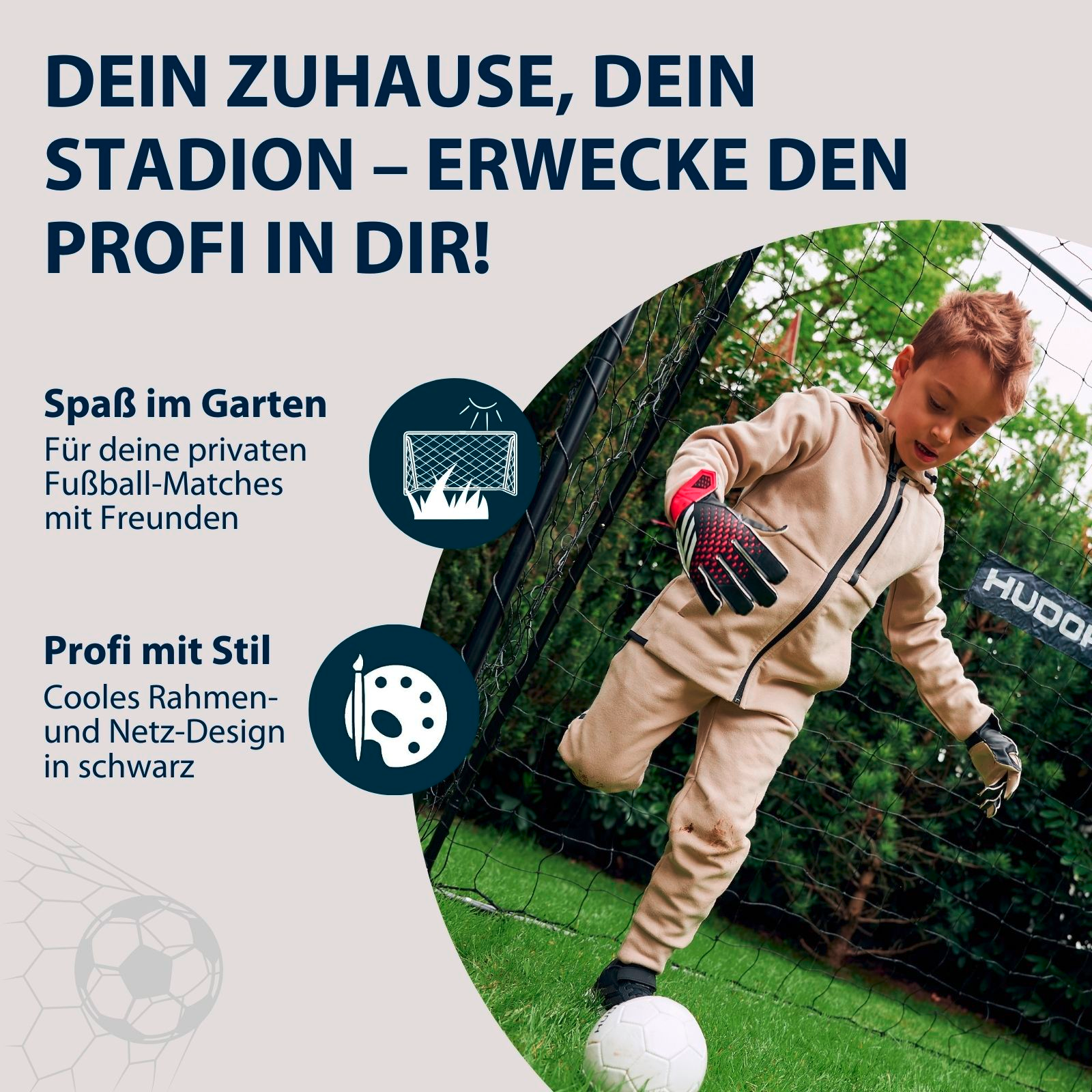 HUDORA Fußballtor Solid 25, Bild 5 von 7