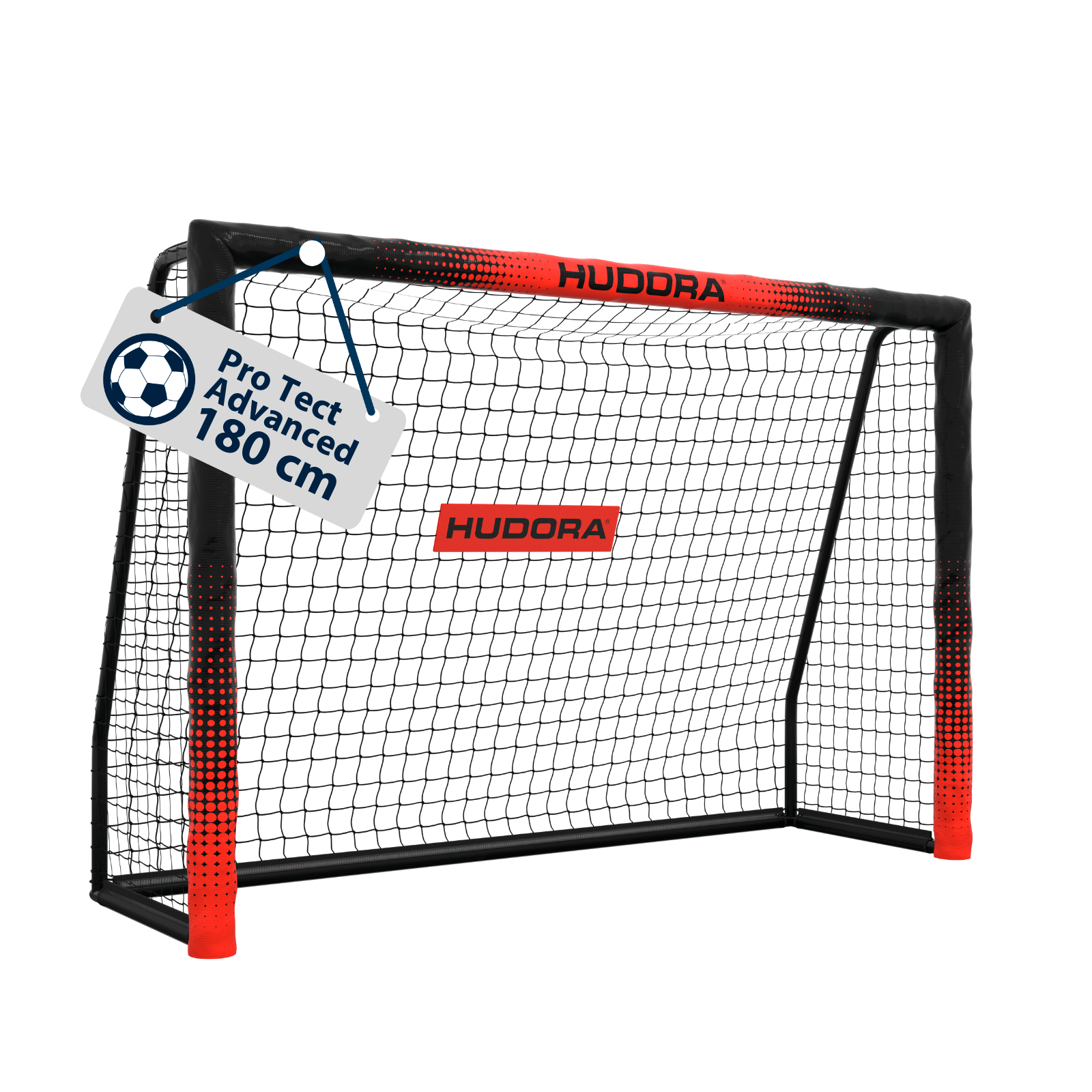 HUDORA Fußballtor Pro Tect 180 Advanced Black