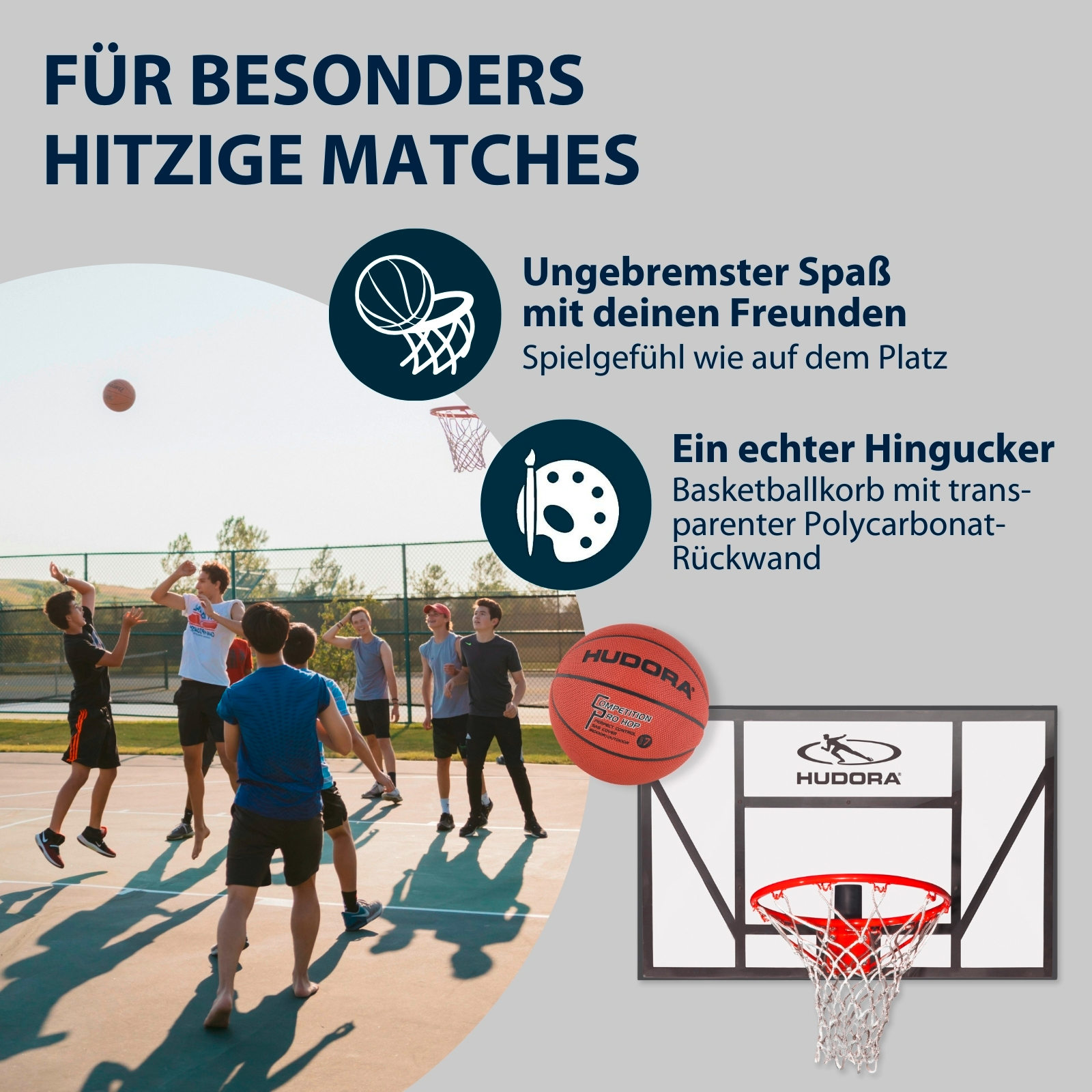 HUDORA Basketball Board Competition Pro, Bild 5 von 6