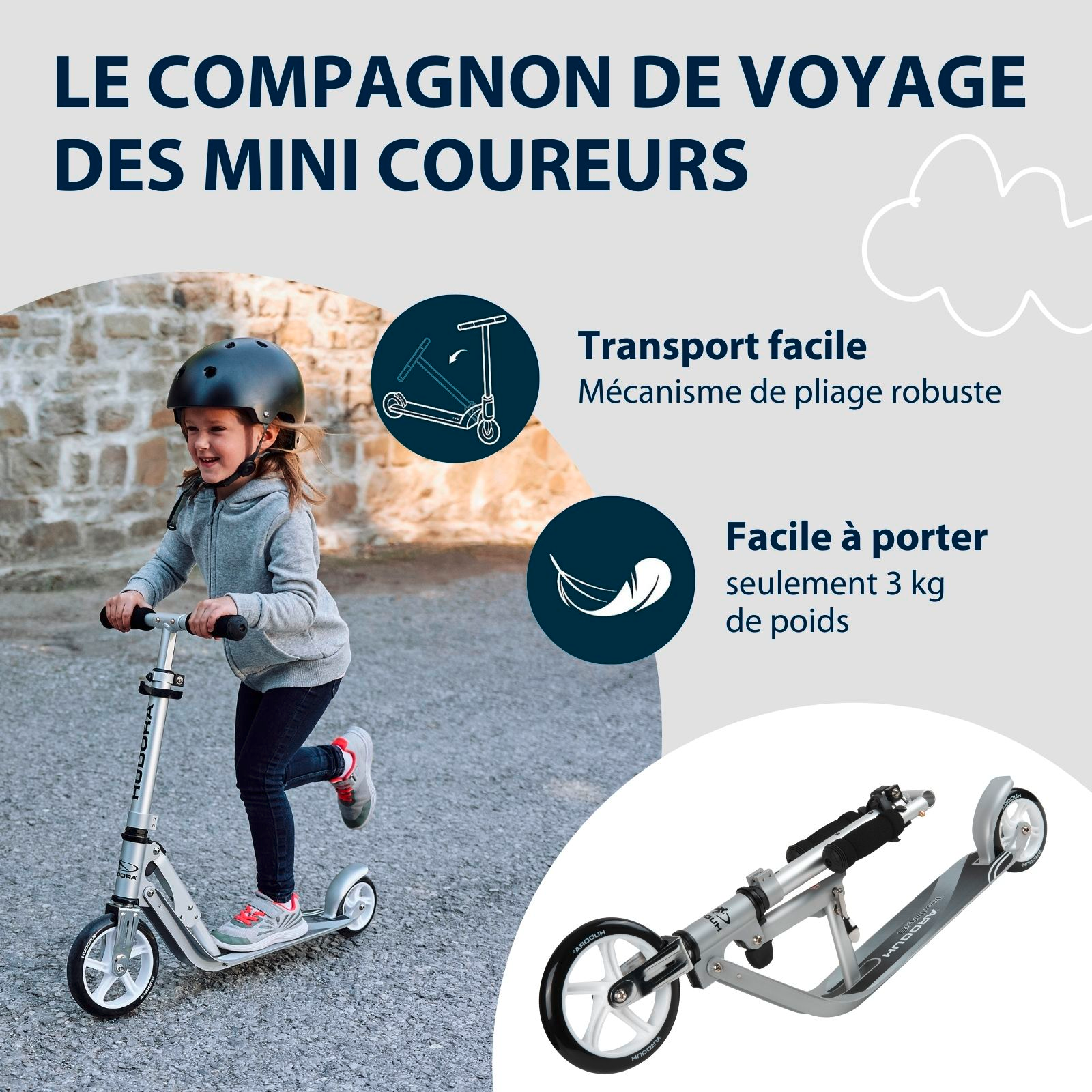 HUDORA Little BigWheel® - Trottinette à roulettes, image 4 from 7