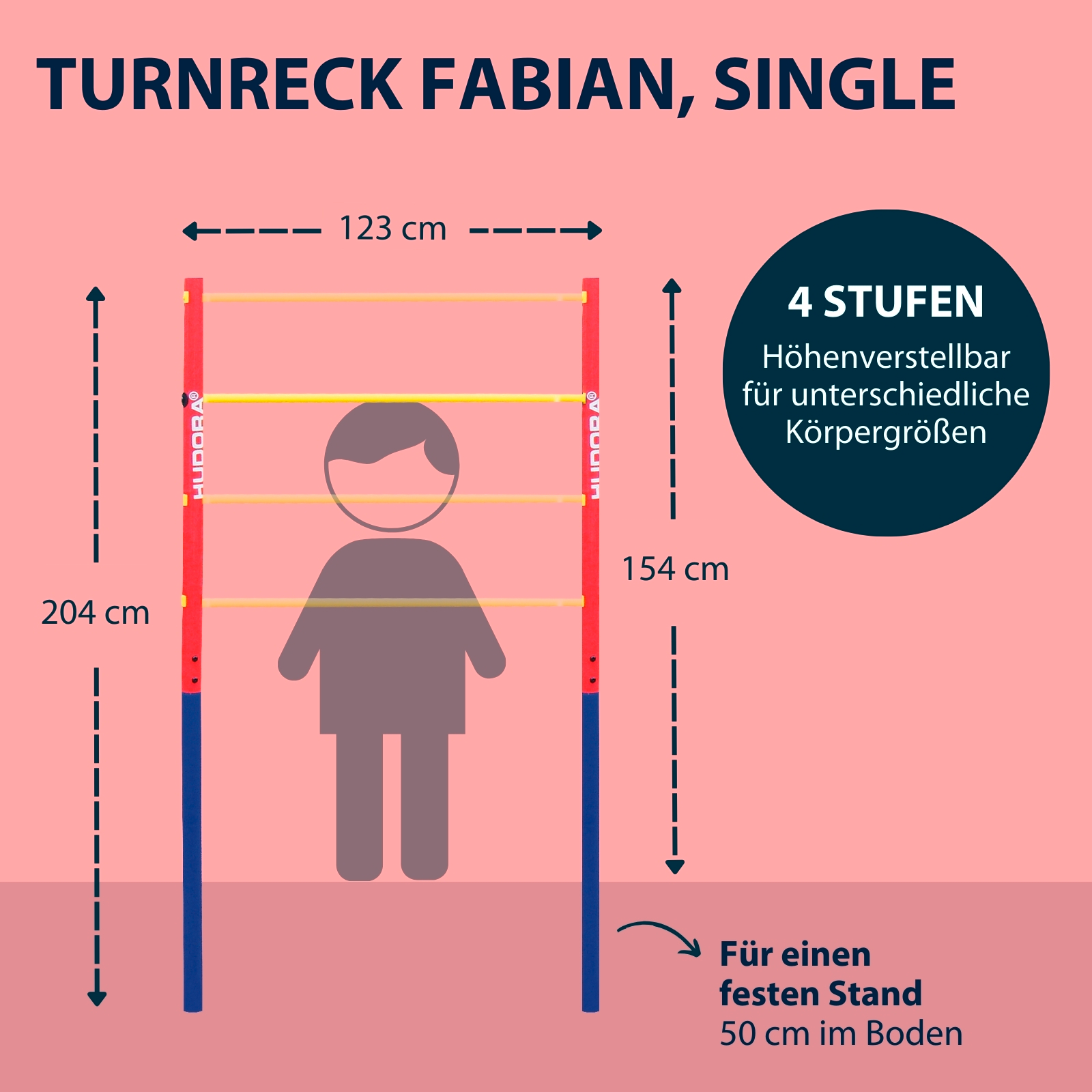 HUDORA Turnreck Fabian Single, Bild 2 von 6