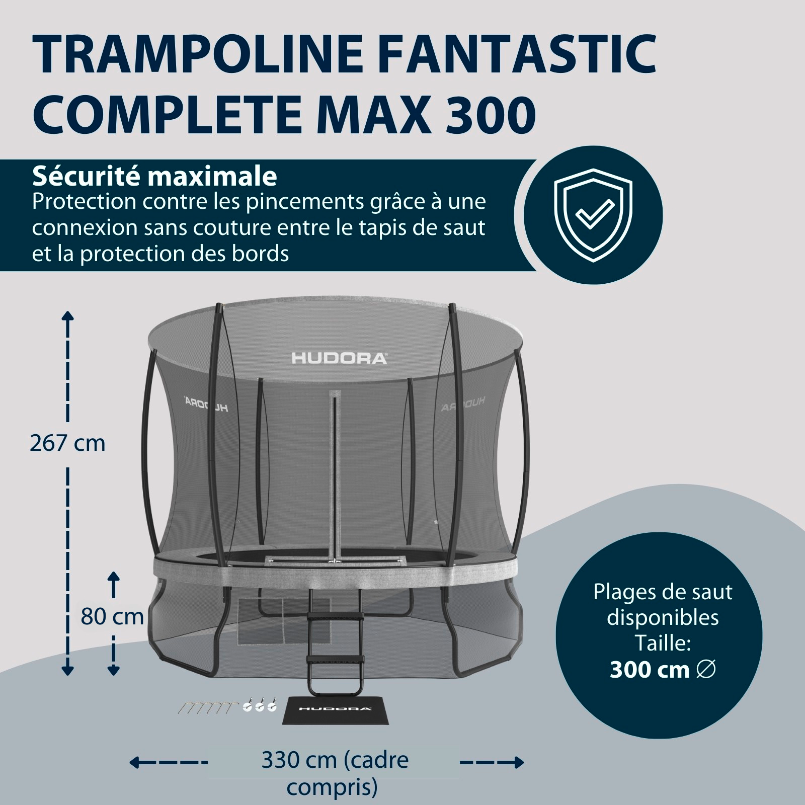 HUDORA Fantastic Complete Max 300, image 2 from 8