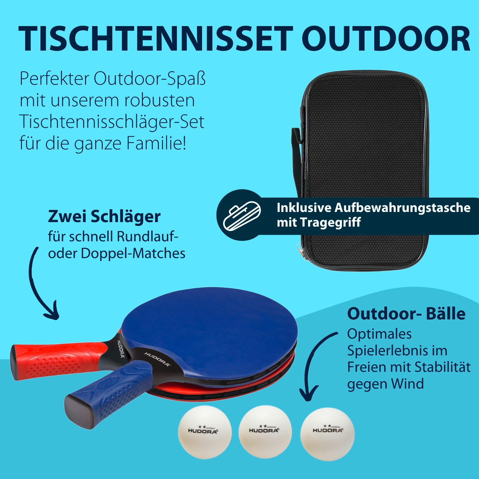 Tischtennisset Outdoor, Bild 2 von 6