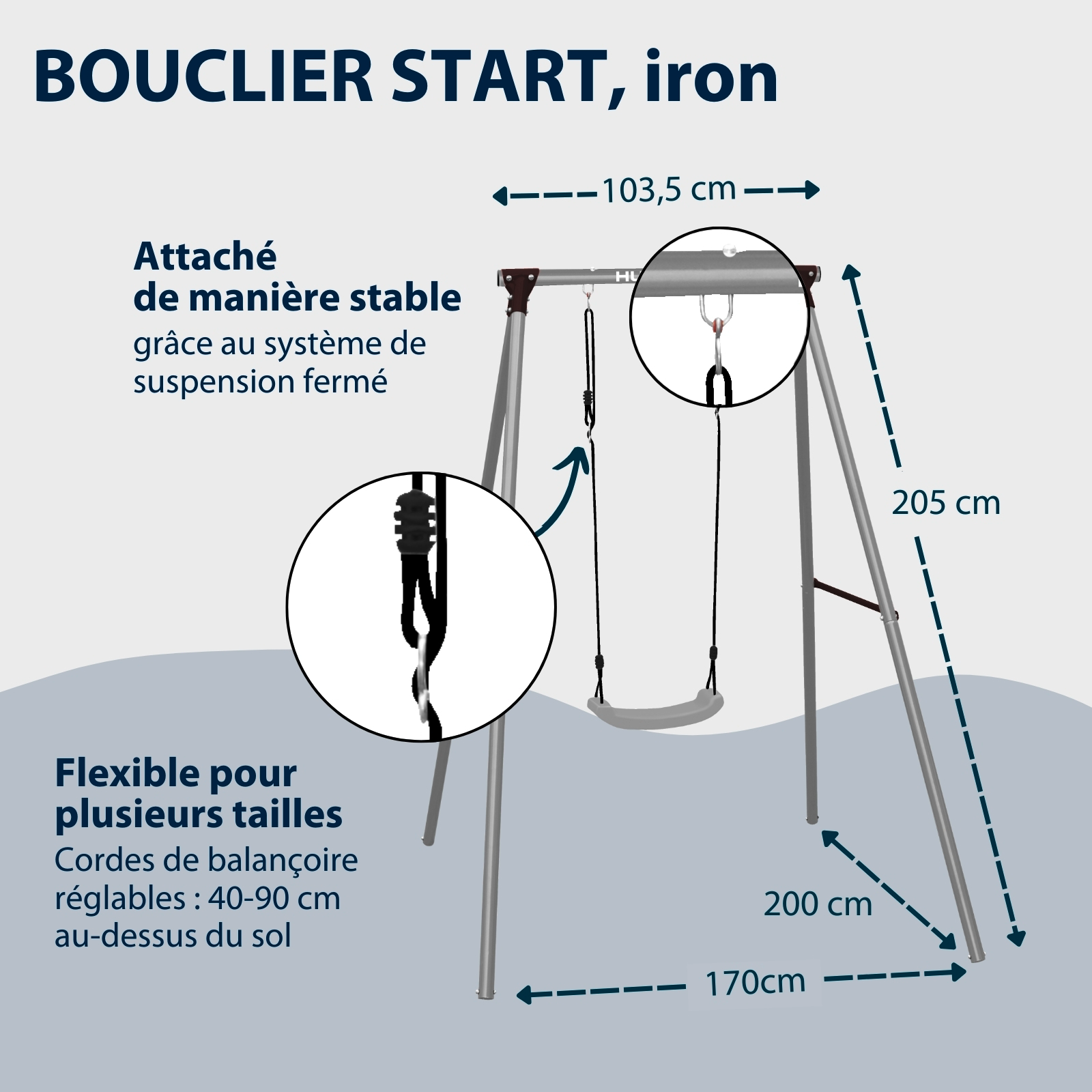 Start Schaukelgestell, iron, image 2 from 6