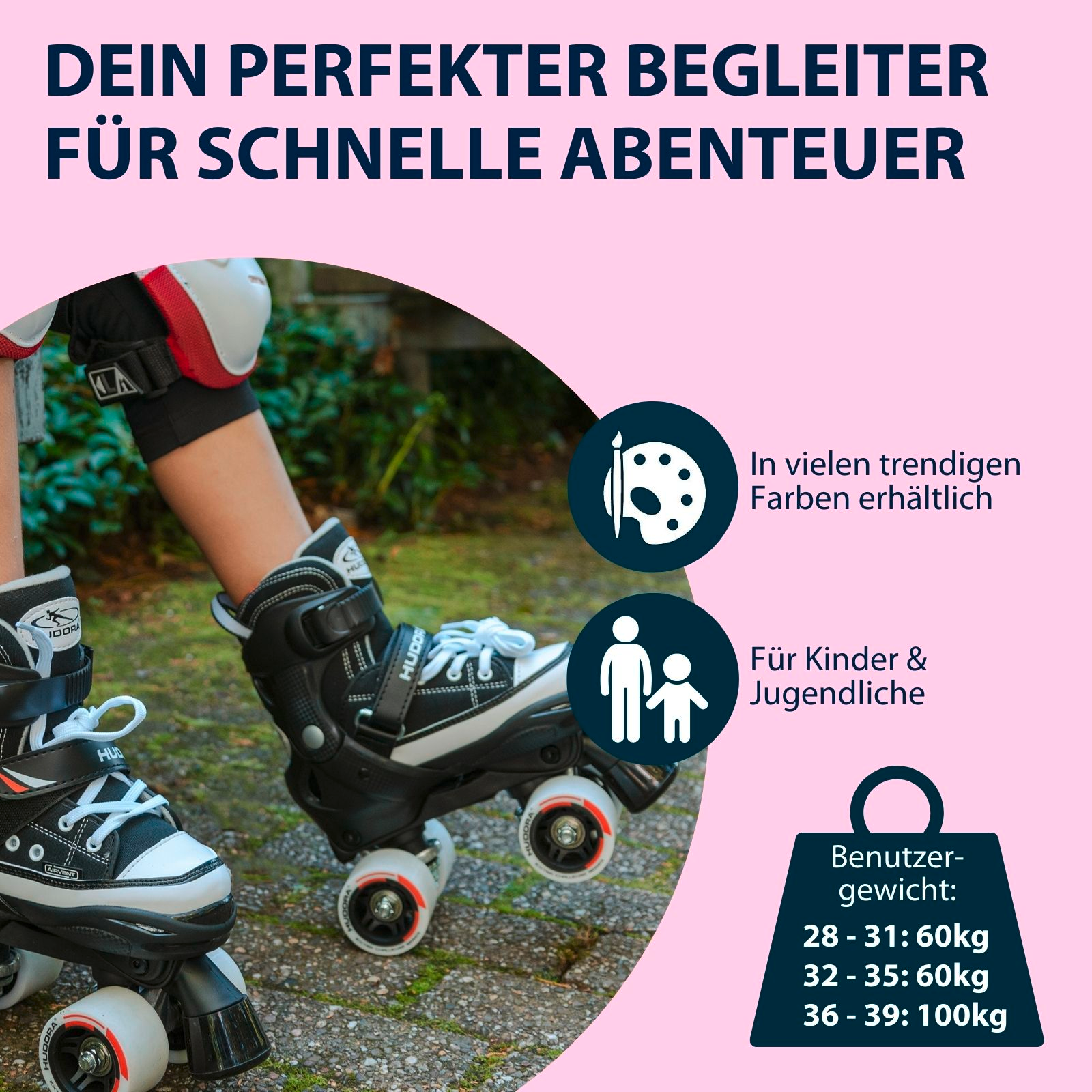 Rollschuh Roller Skate Gr. 36-39, Bild 6 von 7