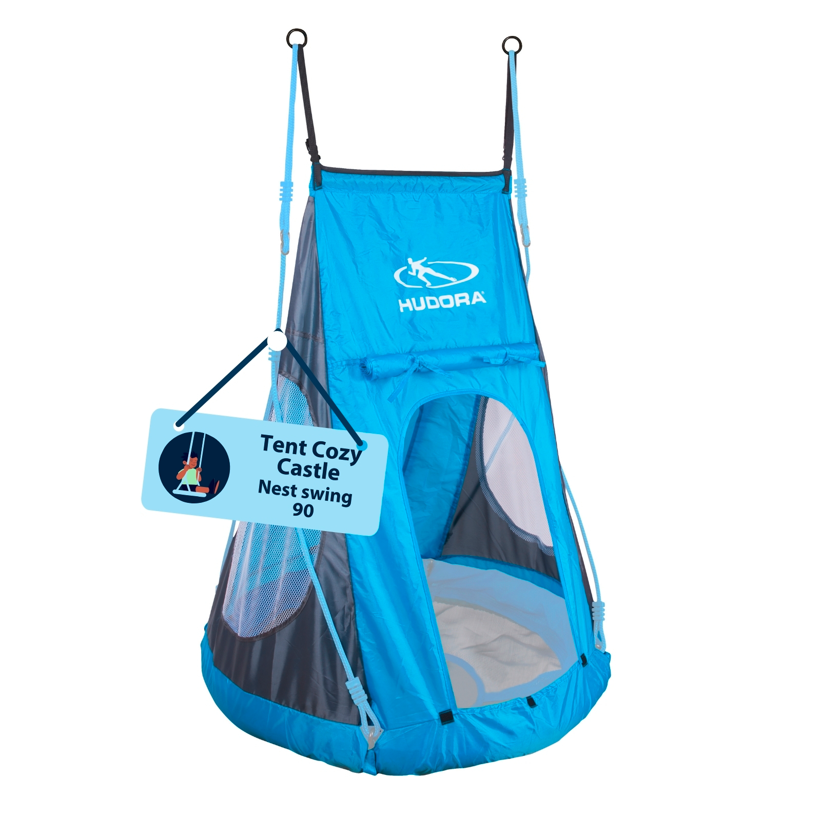HUDORA Cosy Castle tent for nest swing 90