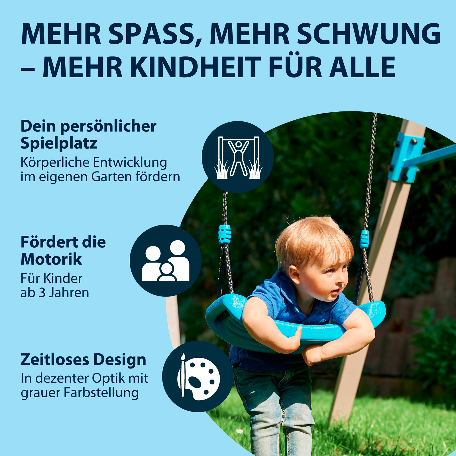 HUDORA Schaukelgestell Vario Doppelschaukel, Bild 3 von 7