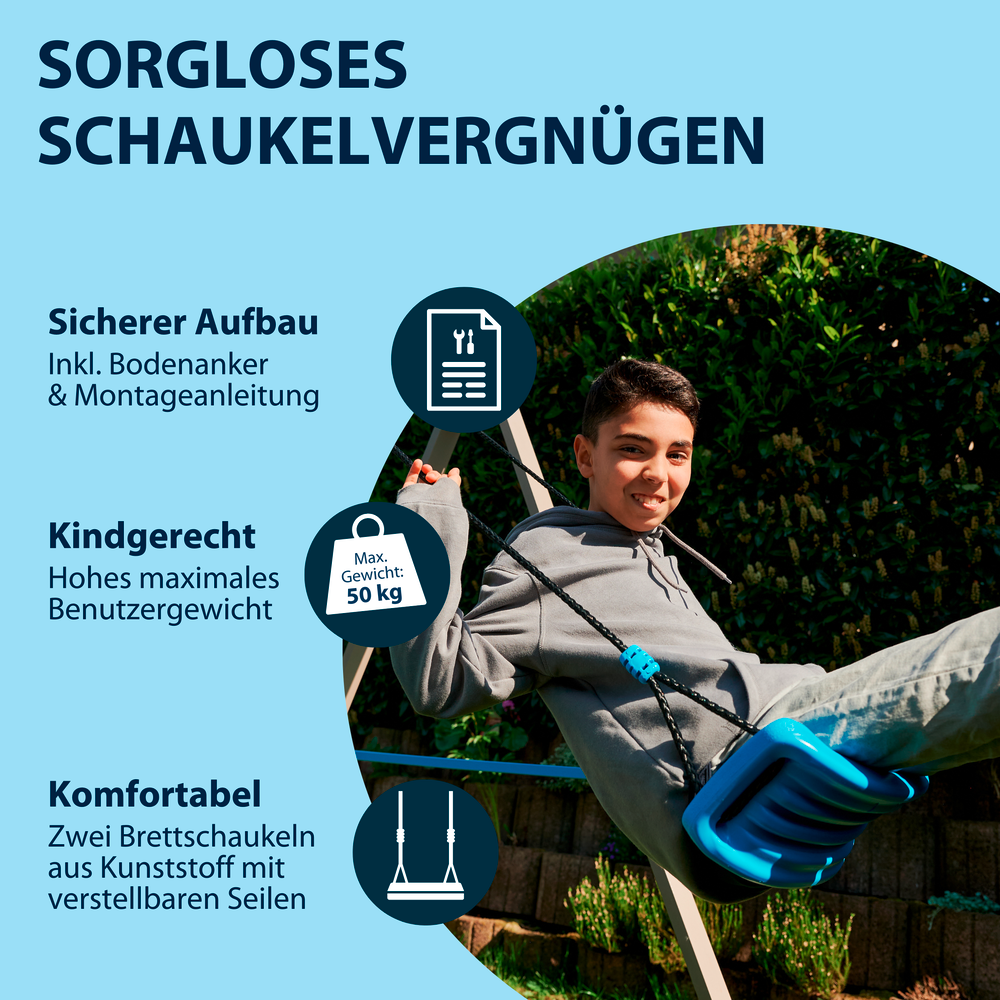 HUDORA Schaukelgestell Vario Doppelschaukel, Bild 4 von 7