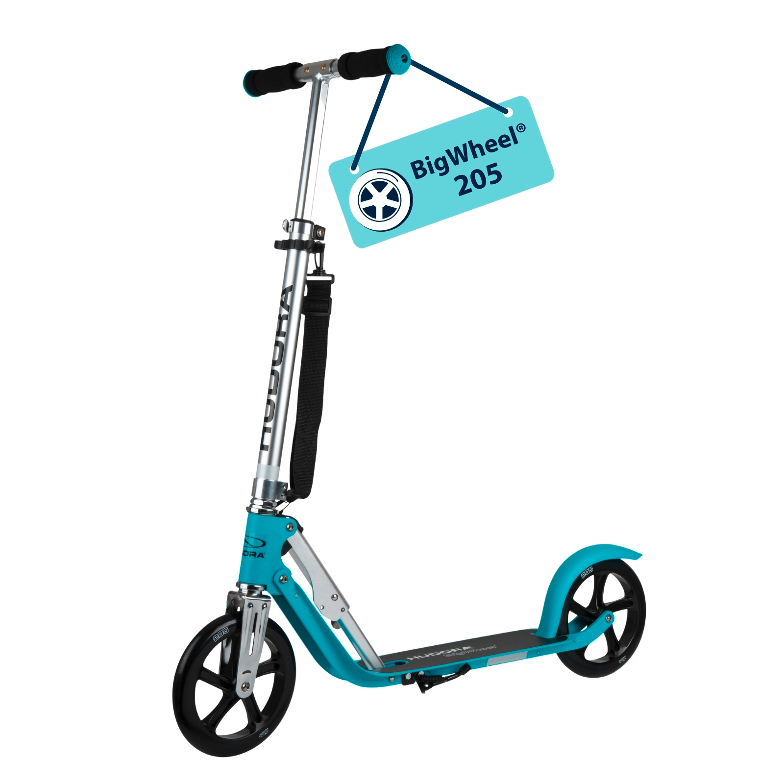 HUDORA BigWheel® 205 Scooter, ocean "Exclusive Edition"