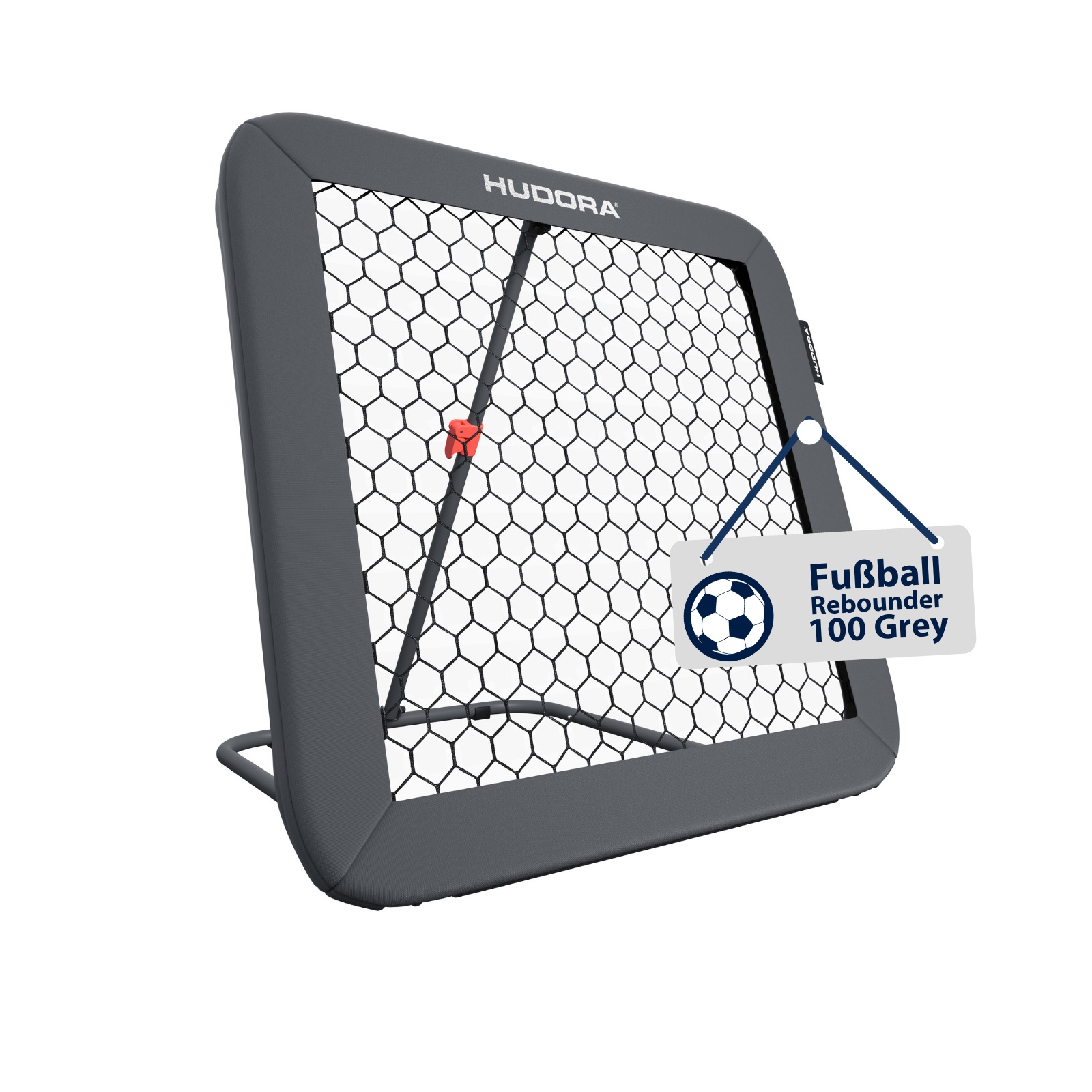 HUDORA Fußball Rebounder 100 Grey