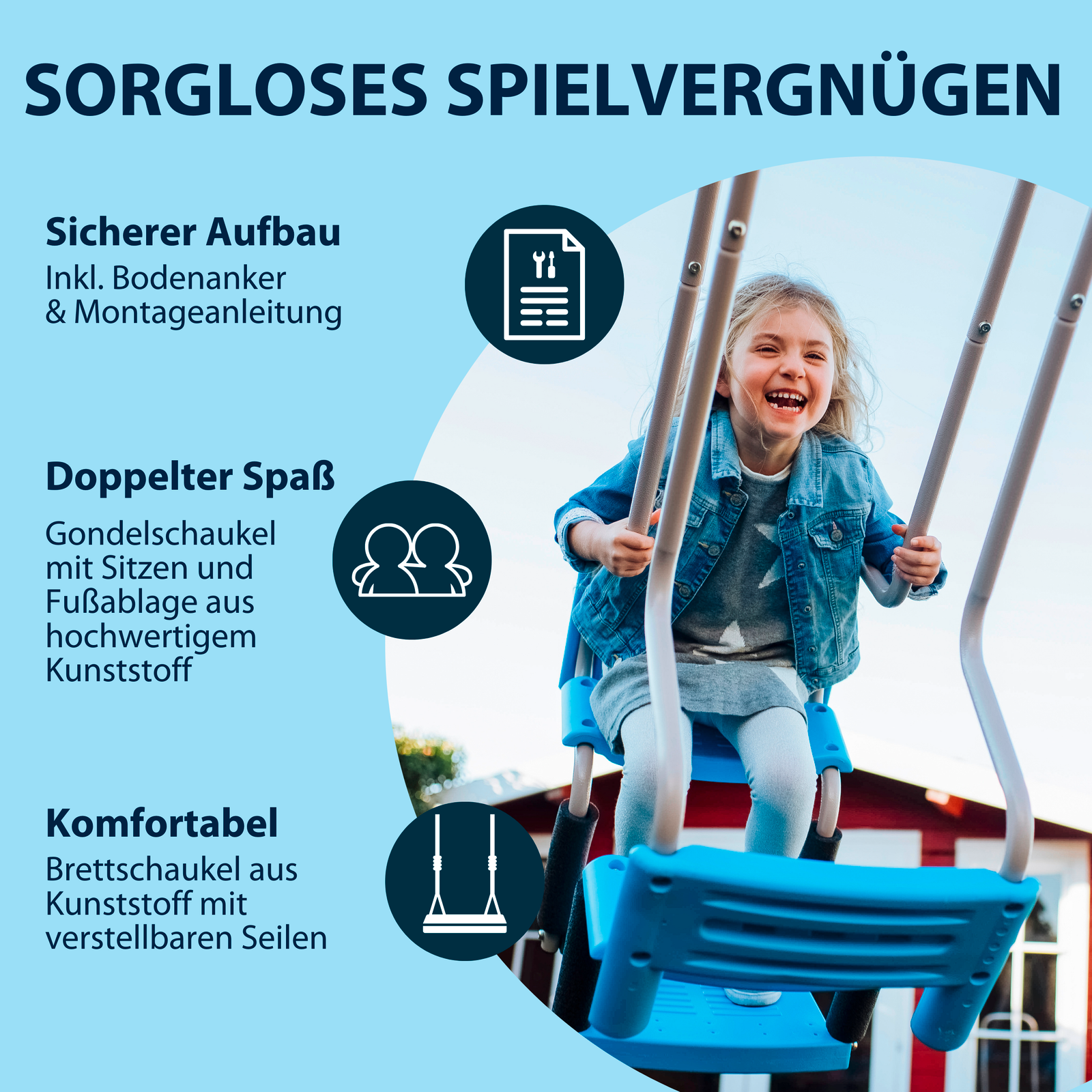 HUDORA Schaukelgestell Vario Gondel, Bild 4 von 7