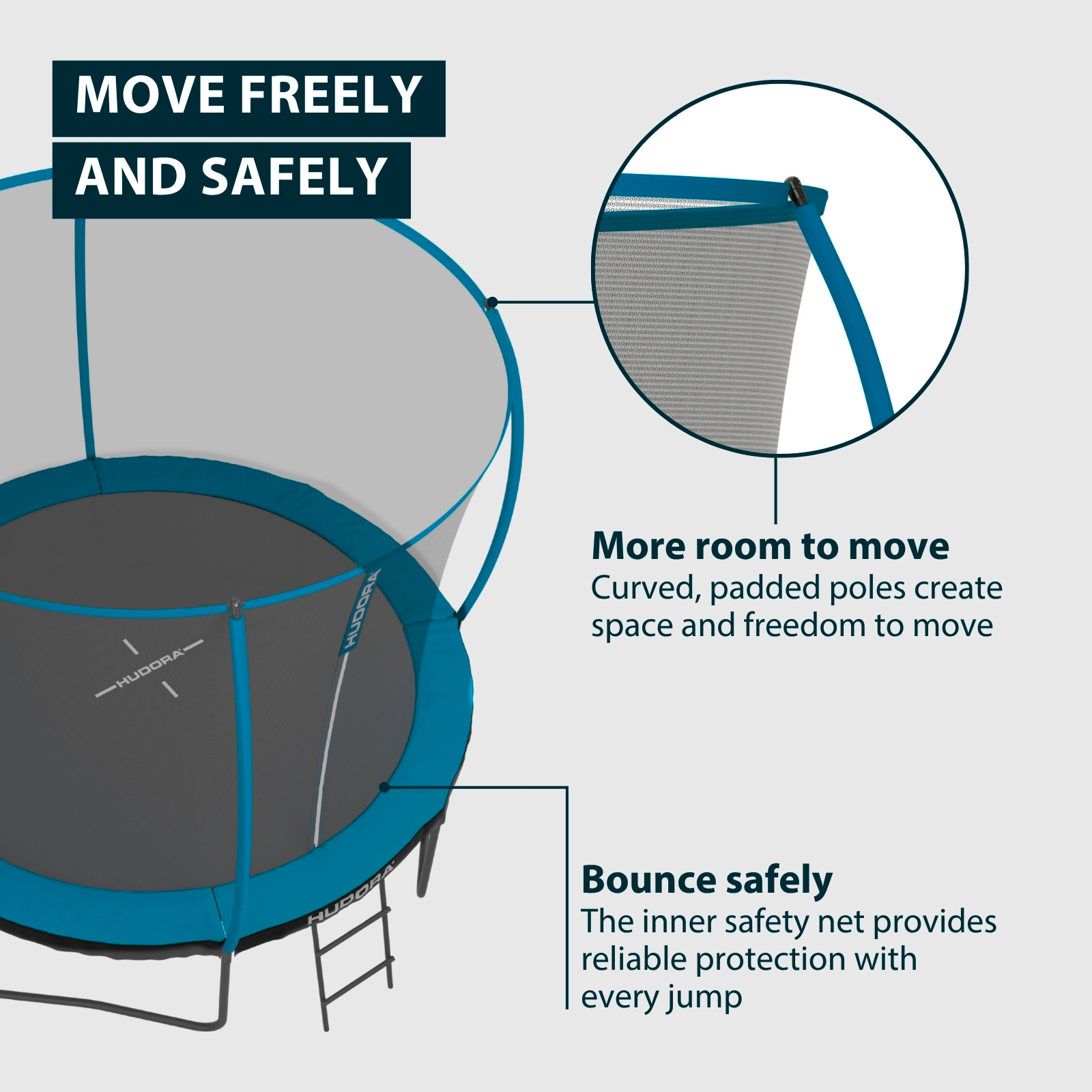 Start trampoline 300V, blue, image 3 from 7