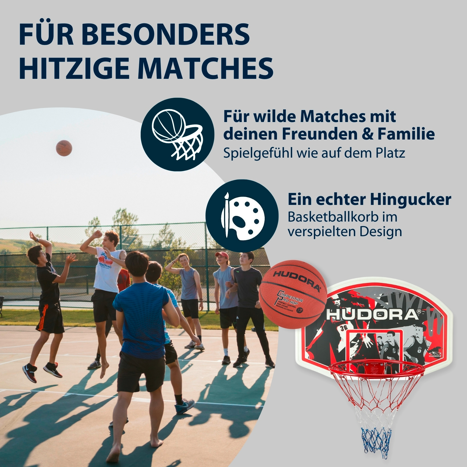 HUDORA Basketballkorbset In-/Outdoor, Bild 5 von 6