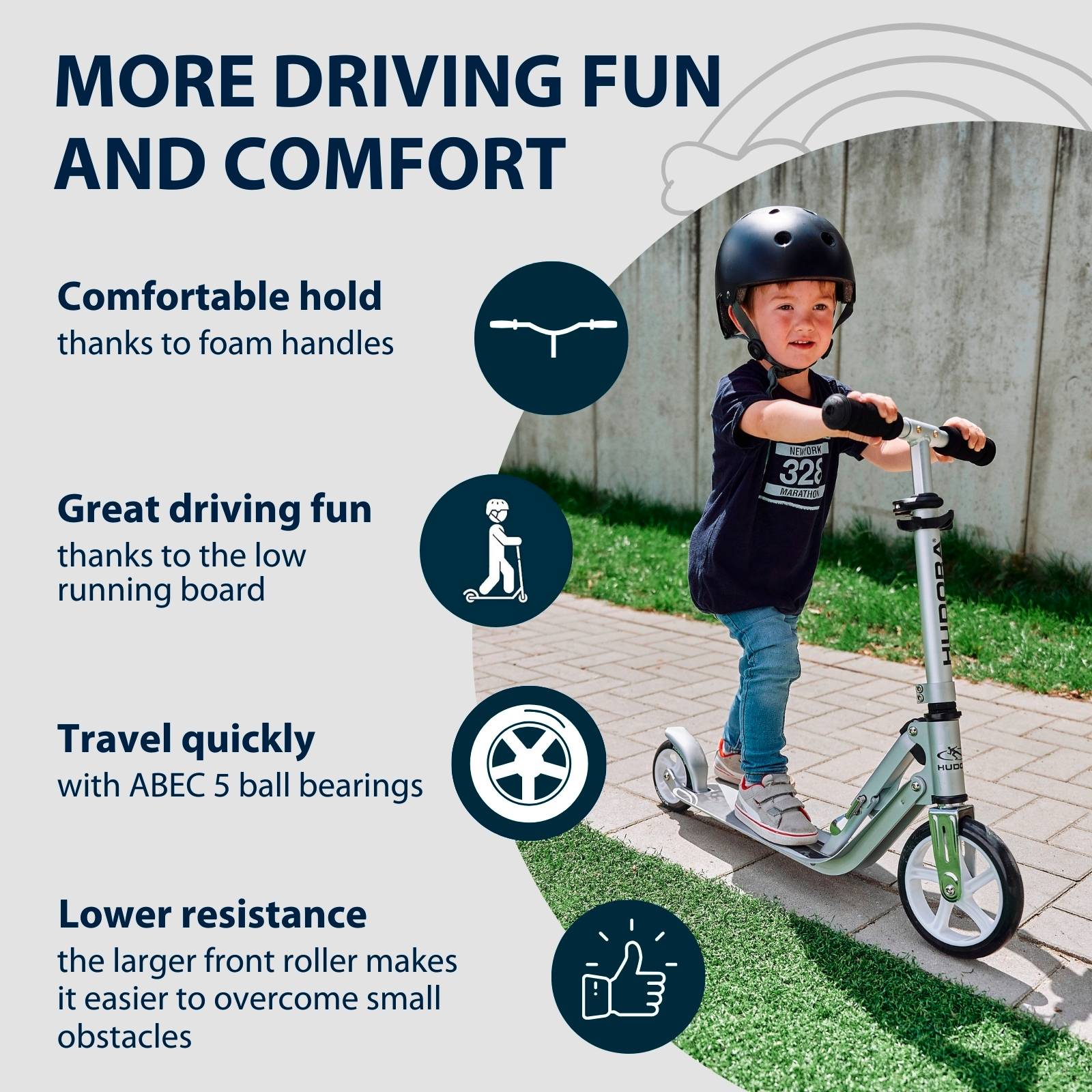 HUDORA Little BigWheel®, Scooter black, image 3 from 7