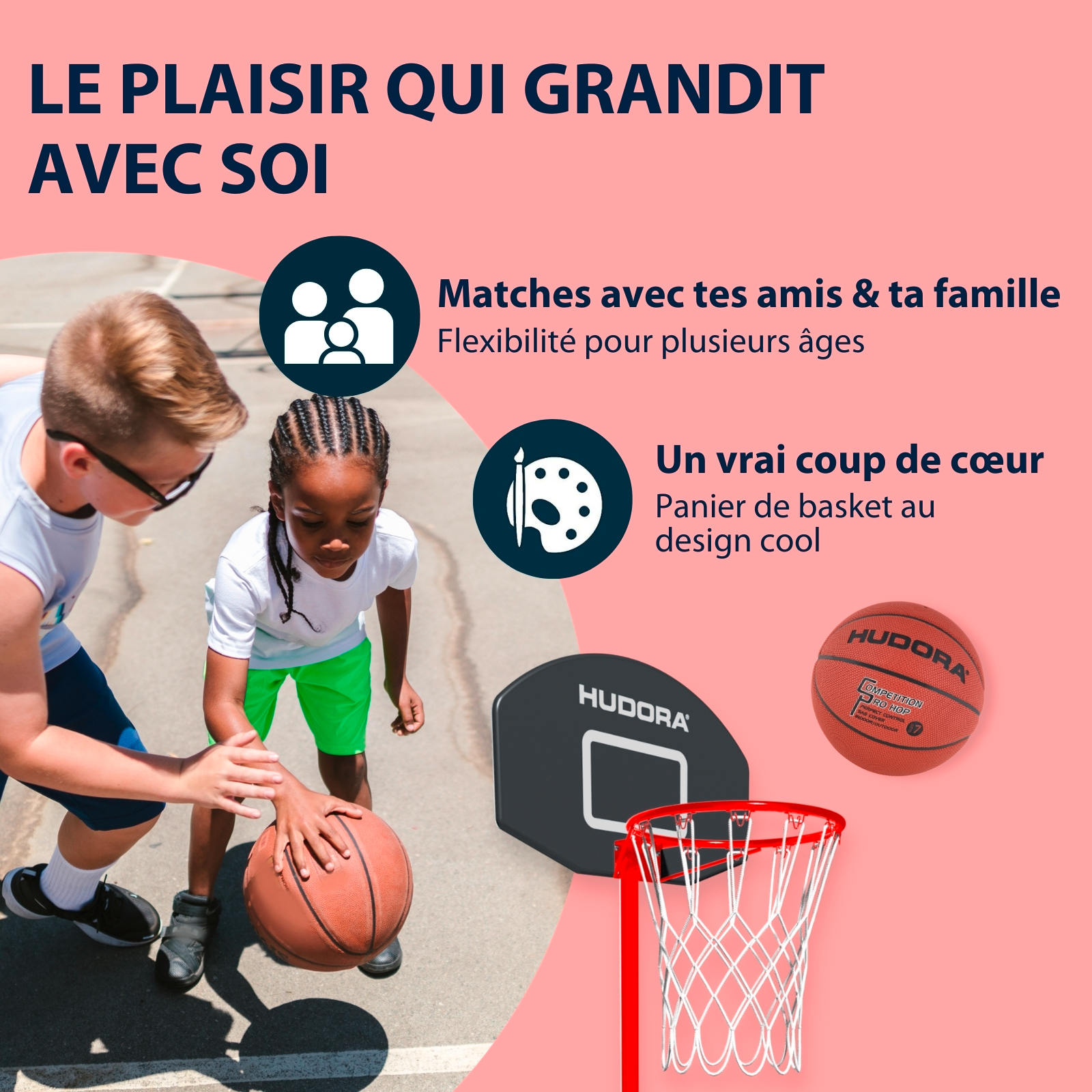 Start basketball stand 205, red, image 5 from 6