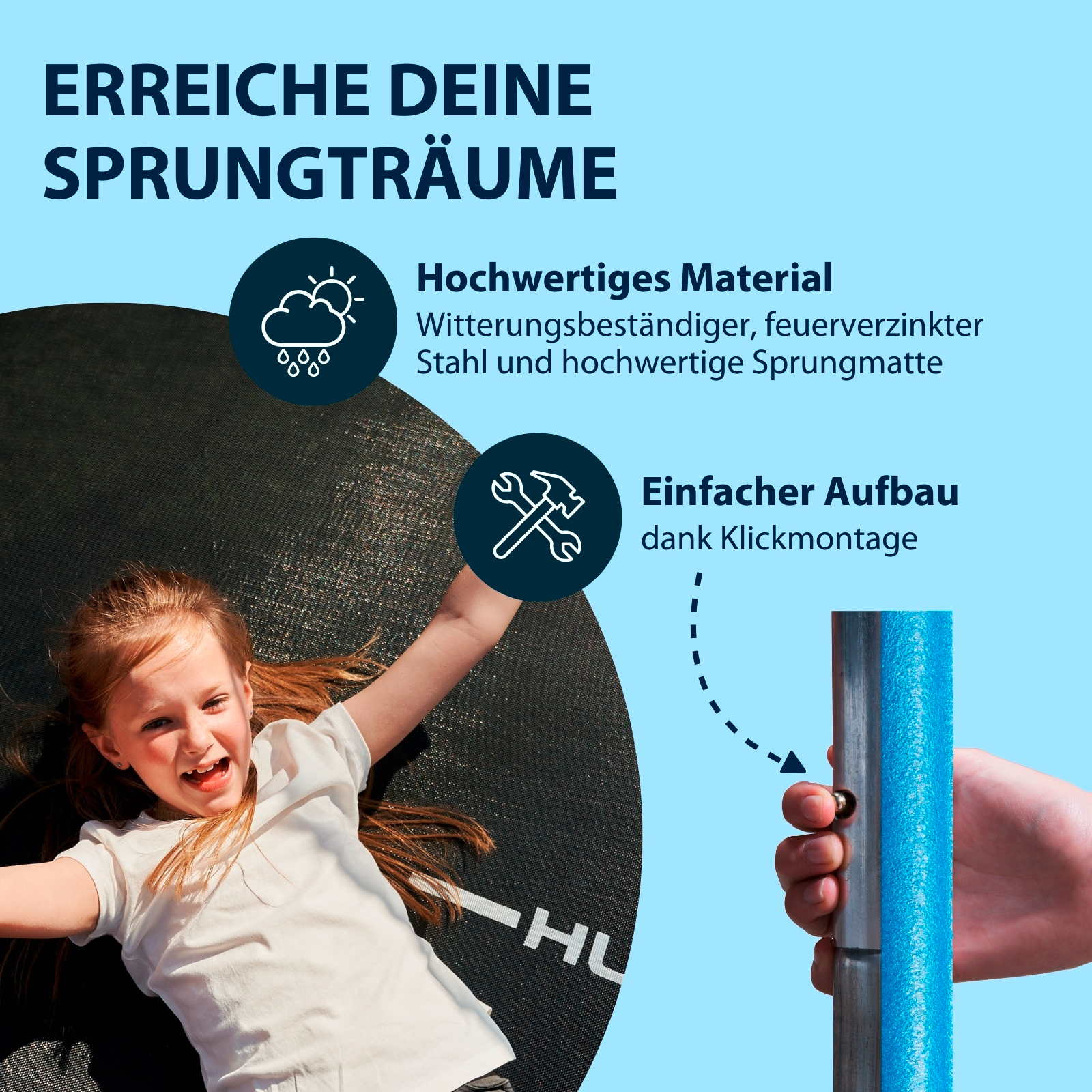 Start Trampolin 300V, blue, Bild 4 von 7