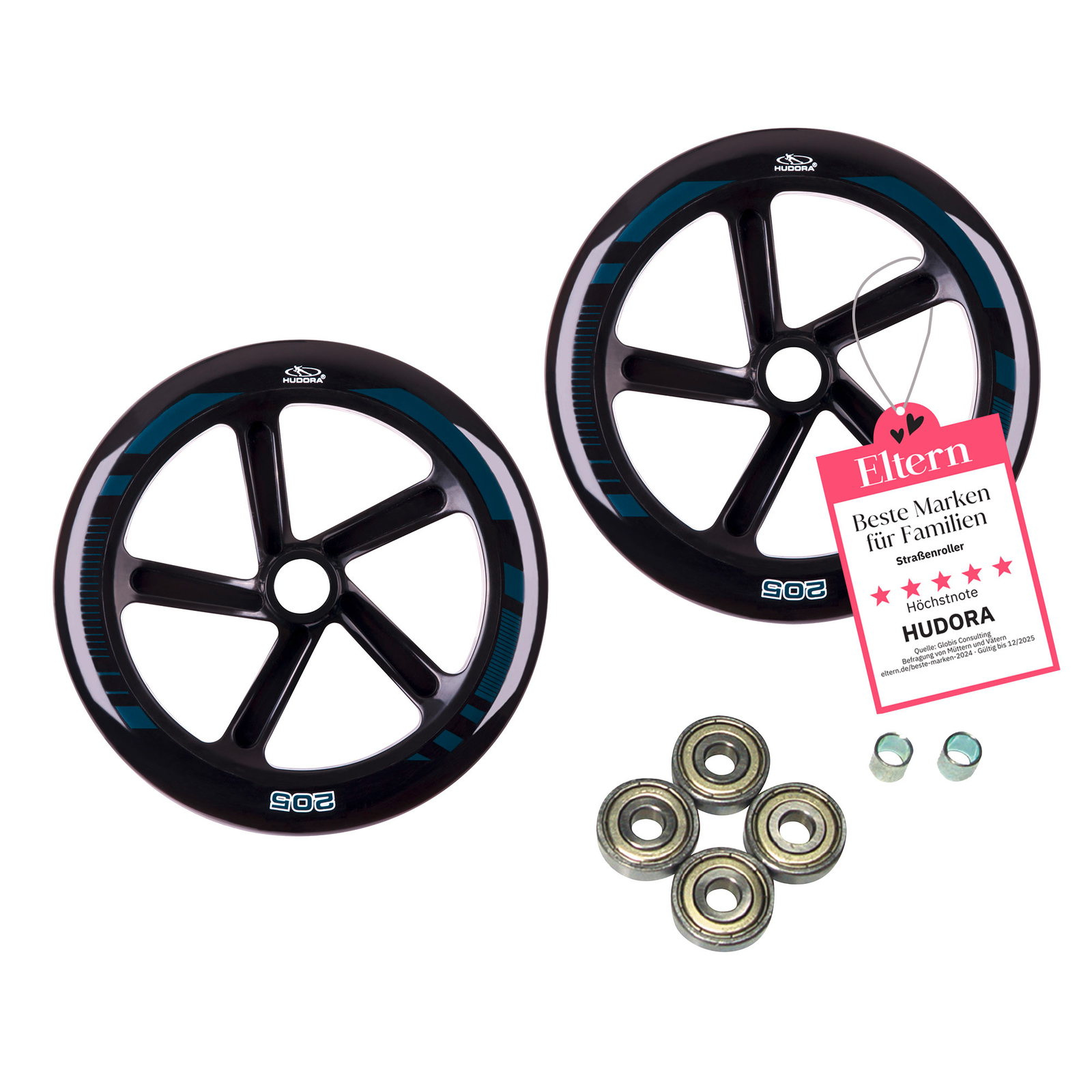 HUDORA Ersatzrollenset schmal für HUDORA BigWheel® 205