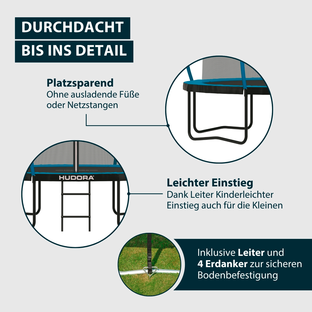 Start trampoline 300V, blue, image 6 from 7
