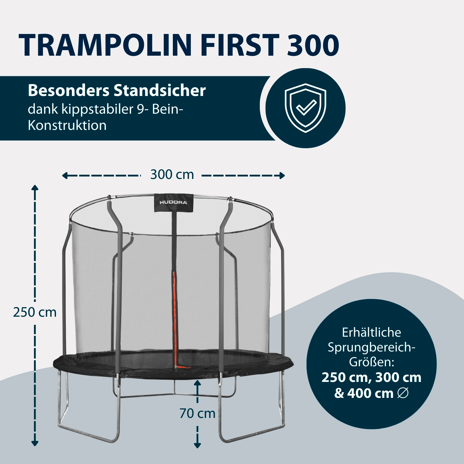 HUDORA First Trampolin 300V, Bild 2 von 7