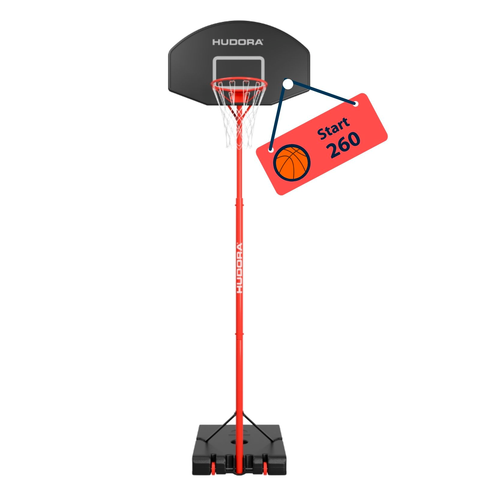 HUDORA Start Basketballständer 260, neu