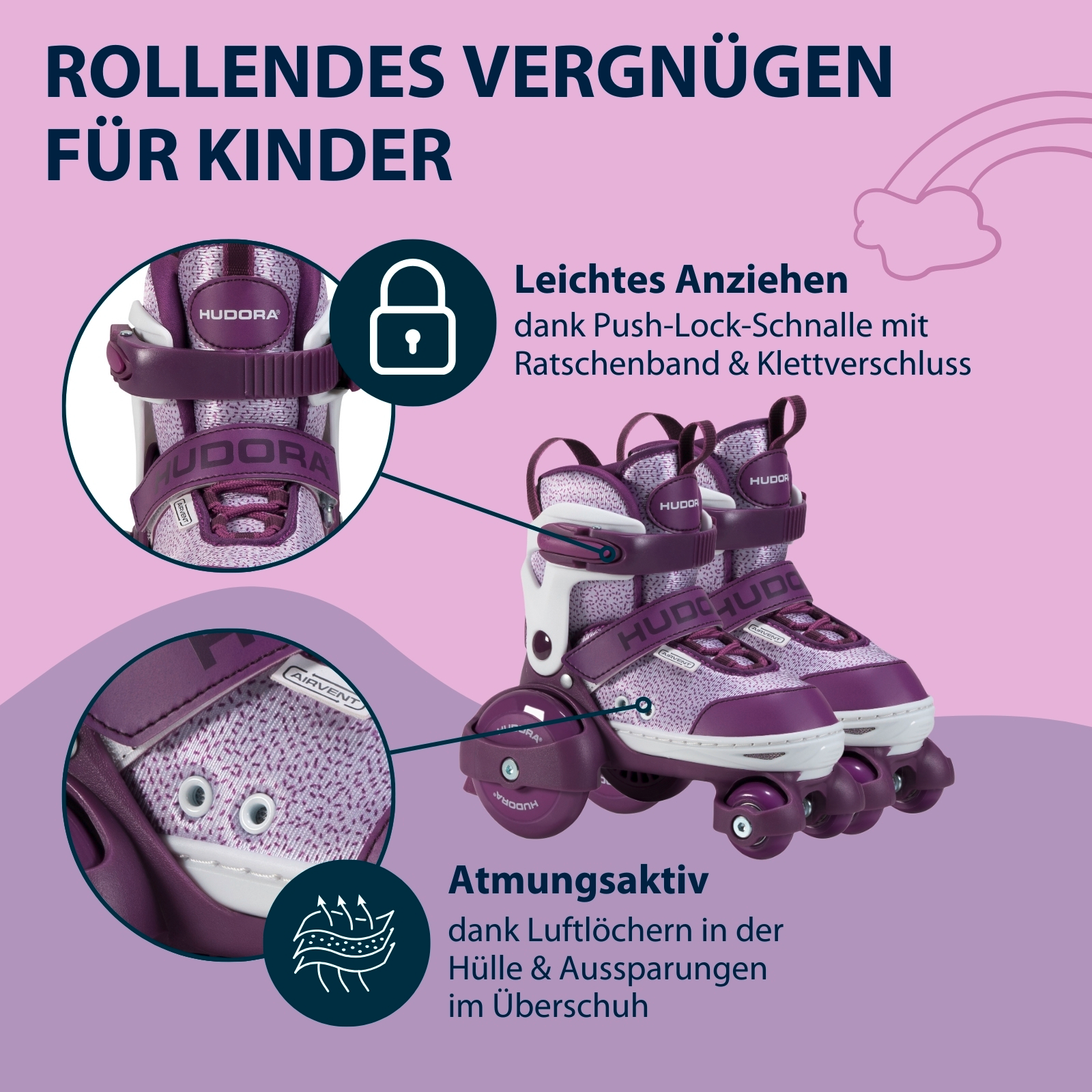 Rollschuh My First Quad, lavender, Gr. 26-33, Bild 4 von 7