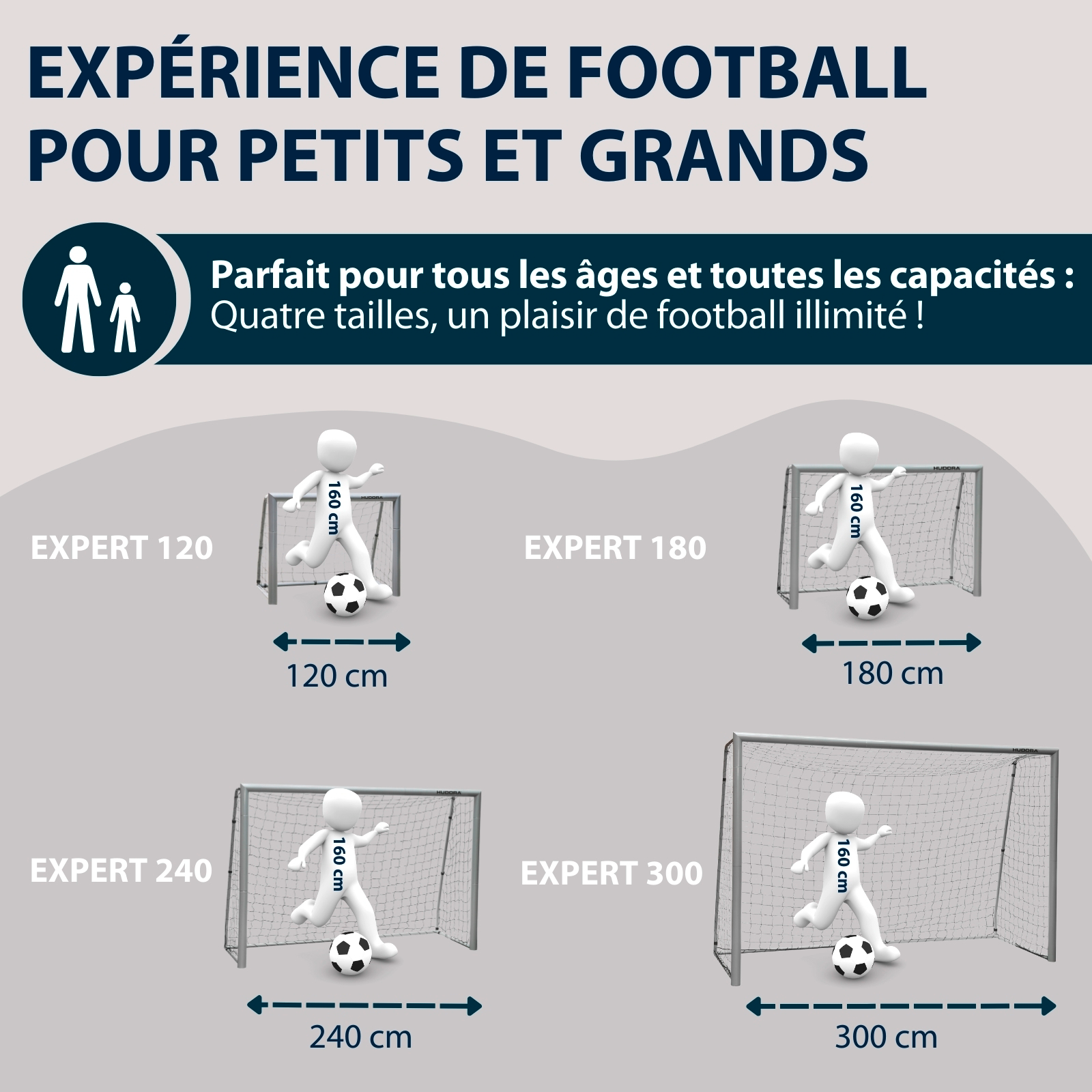 HUDORA Football Goal Expert 300 , image 3 from 7